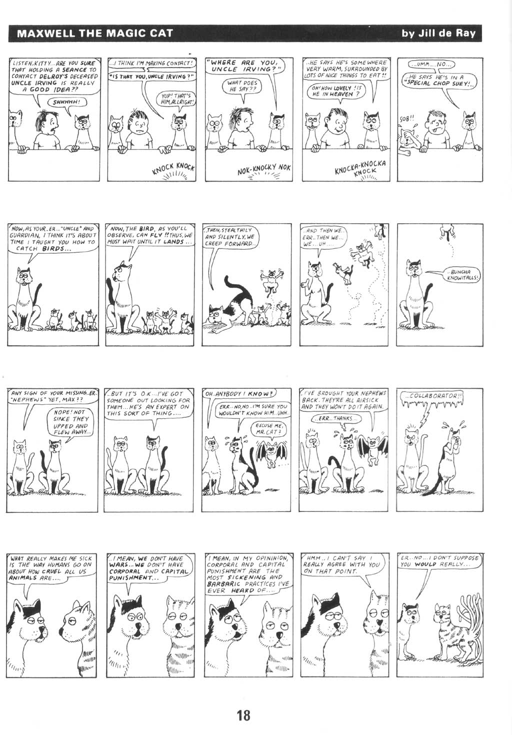 Read online Alan Moore's Maxwell the Magic Cat comic -  Issue #1 - 17