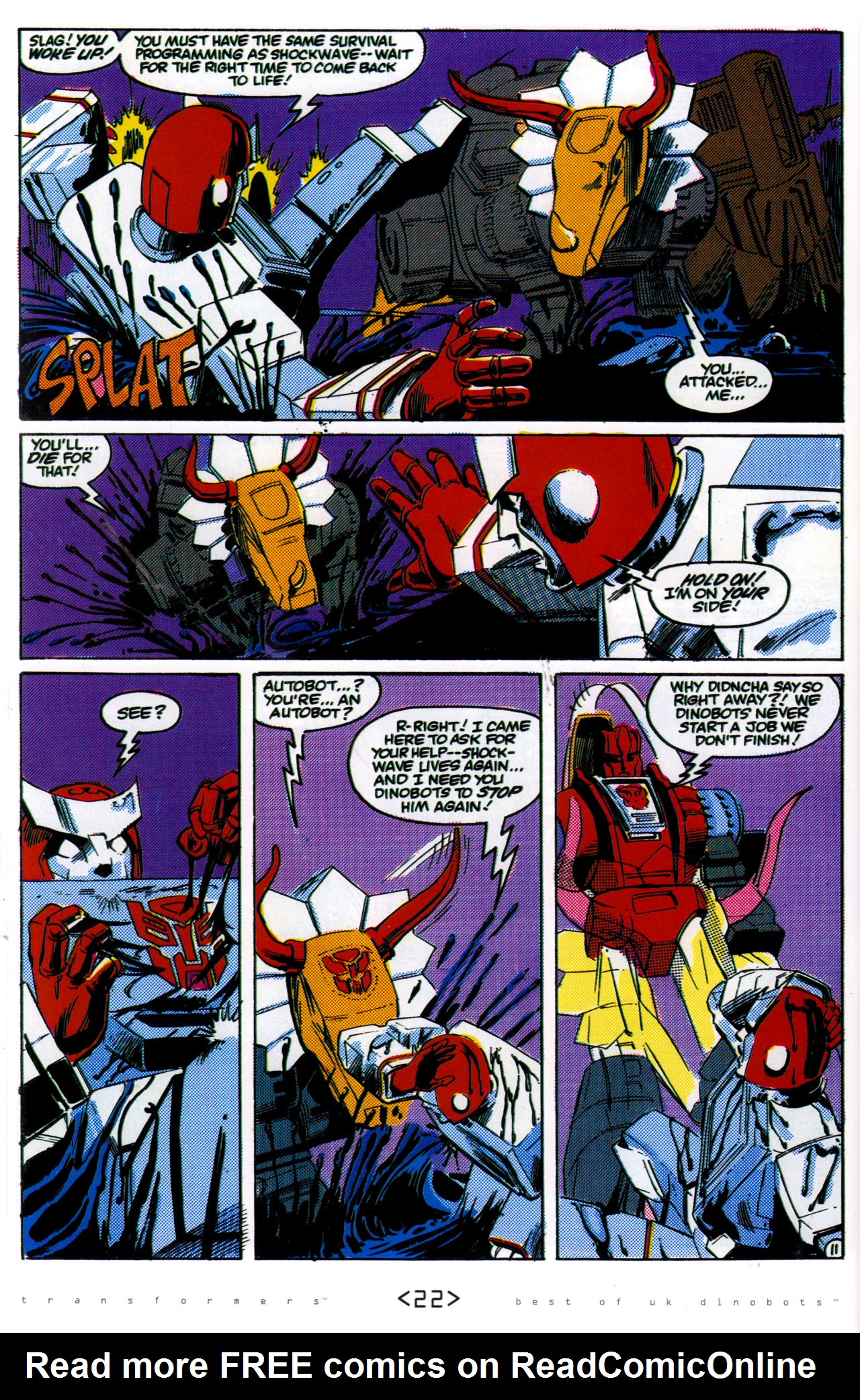 Read online The Transformers: Best of UK: Dinobots comic -  Issue #6 - 25