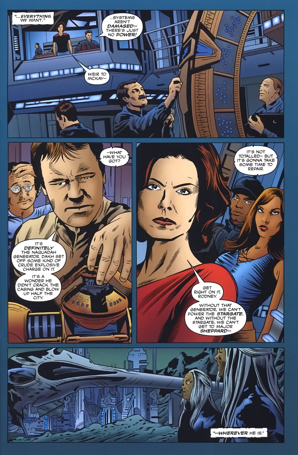 Read online Stargate Atlantis: Wraithfall comic -  Issue #2 - 22