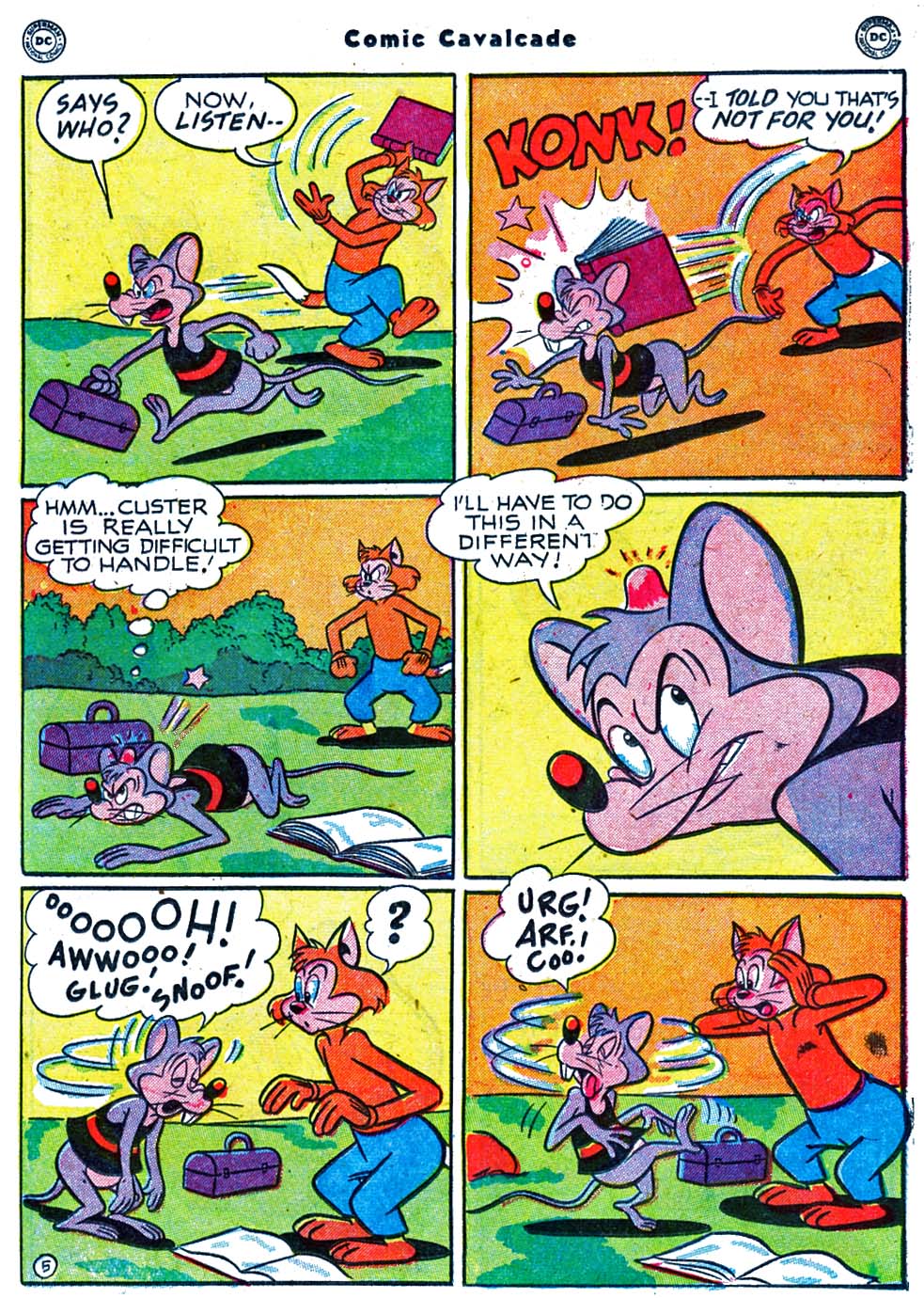 Read online Comic Cavalcade comic -  Issue #39 - 33