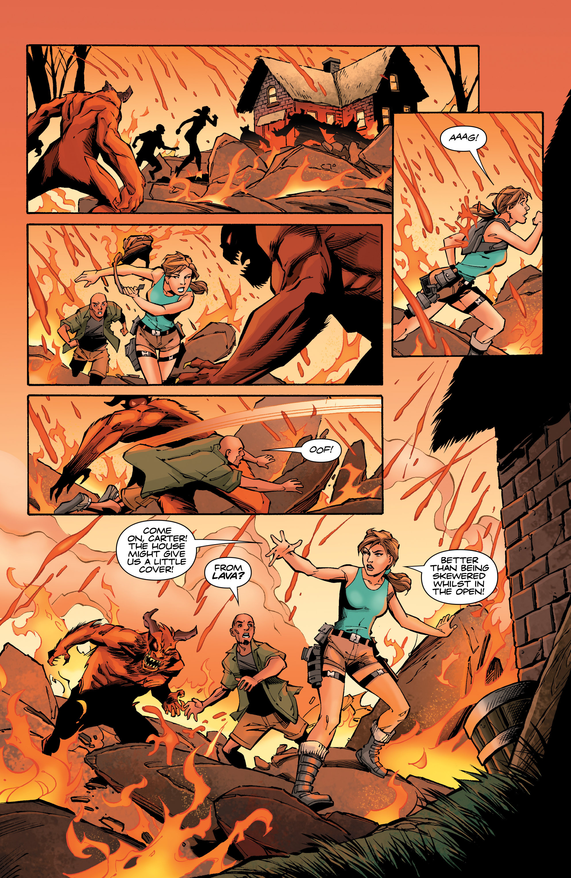 Read online Lara Croft and the Frozen Omen comic -  Issue #5 - 8