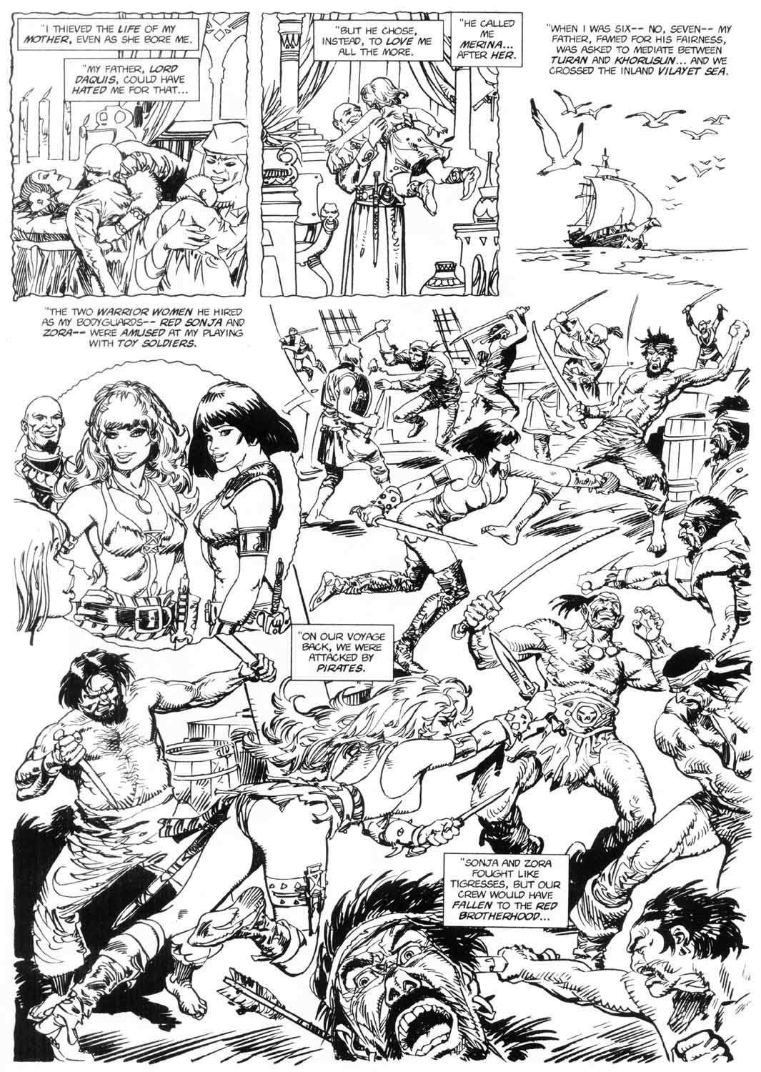 Read online The Savage Sword Of Conan comic -  Issue #225 - 49