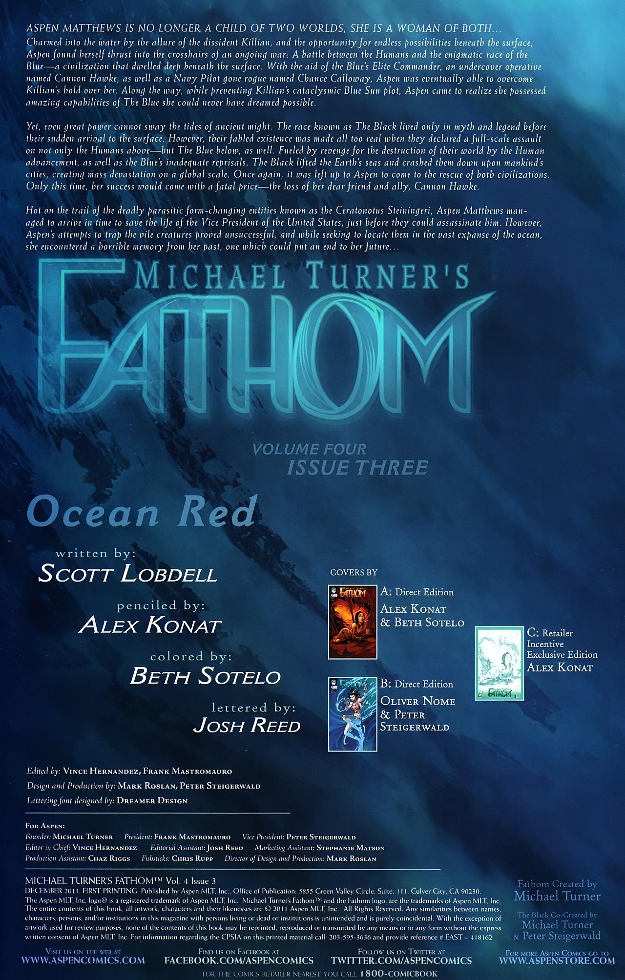 Read online Michael Turner's Fathom comic -  Issue #3 - 3