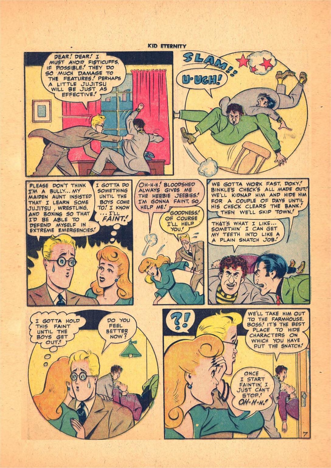 Read online Kid Eternity (1946) comic -  Issue #7 - 32