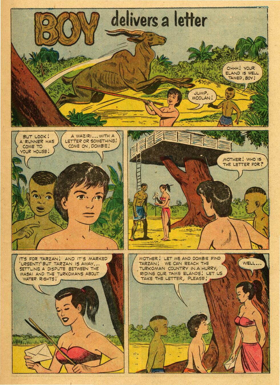 Read online Tarzan (1948) comic -  Issue #53 - 19