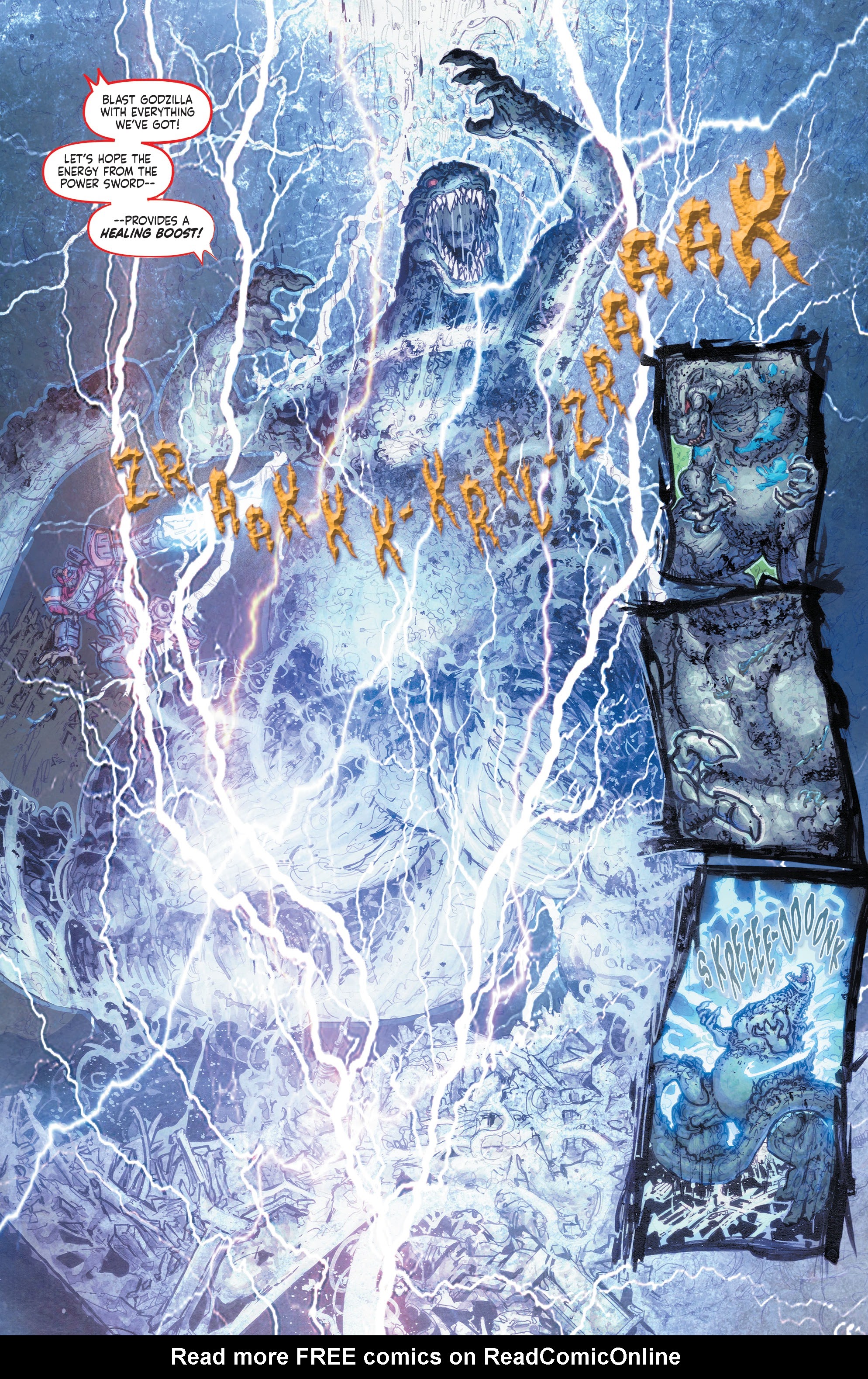 Read online Godzilla vs. The Mighty Morphin Power Rangers comic -  Issue #3 - 14
