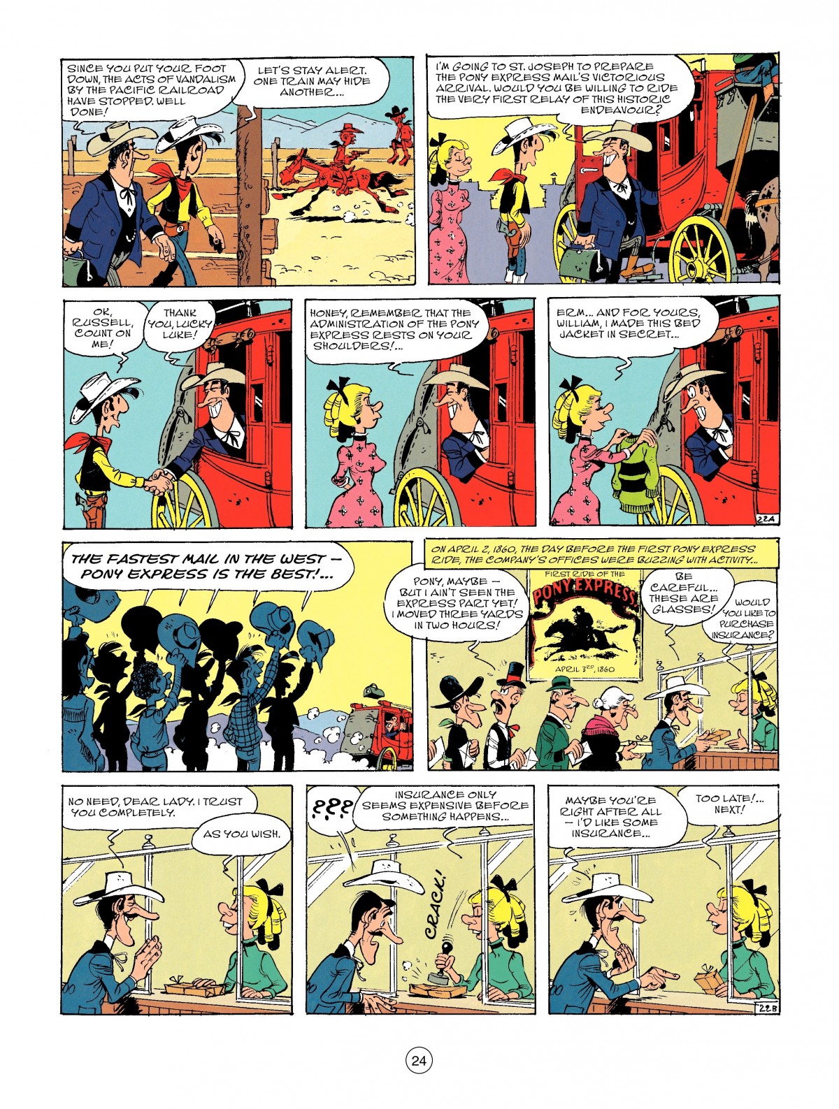 Read online A Lucky Luke Adventure comic -  Issue #46 - 24