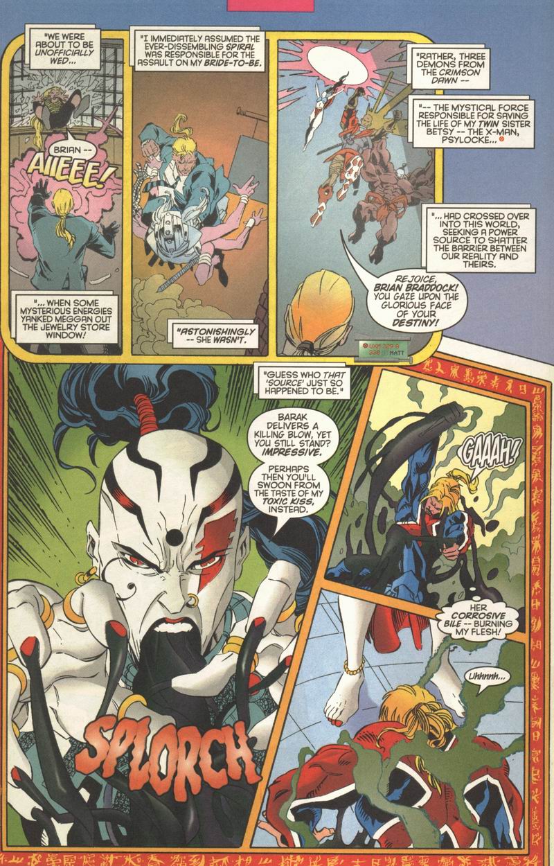 Read online Excalibur (1988) comic -  Issue #109 - 14