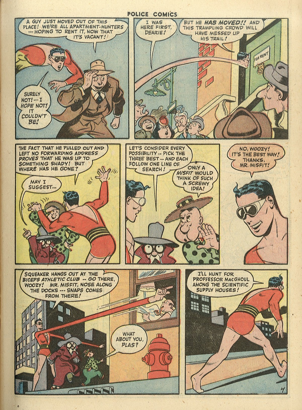 Read online Police Comics comic -  Issue #57 - 9