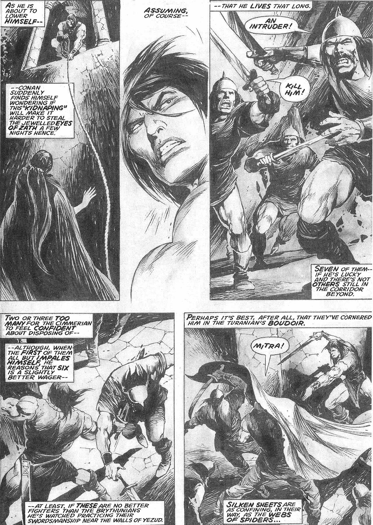 Read online The Savage Sword Of Conan comic -  Issue #209 - 32