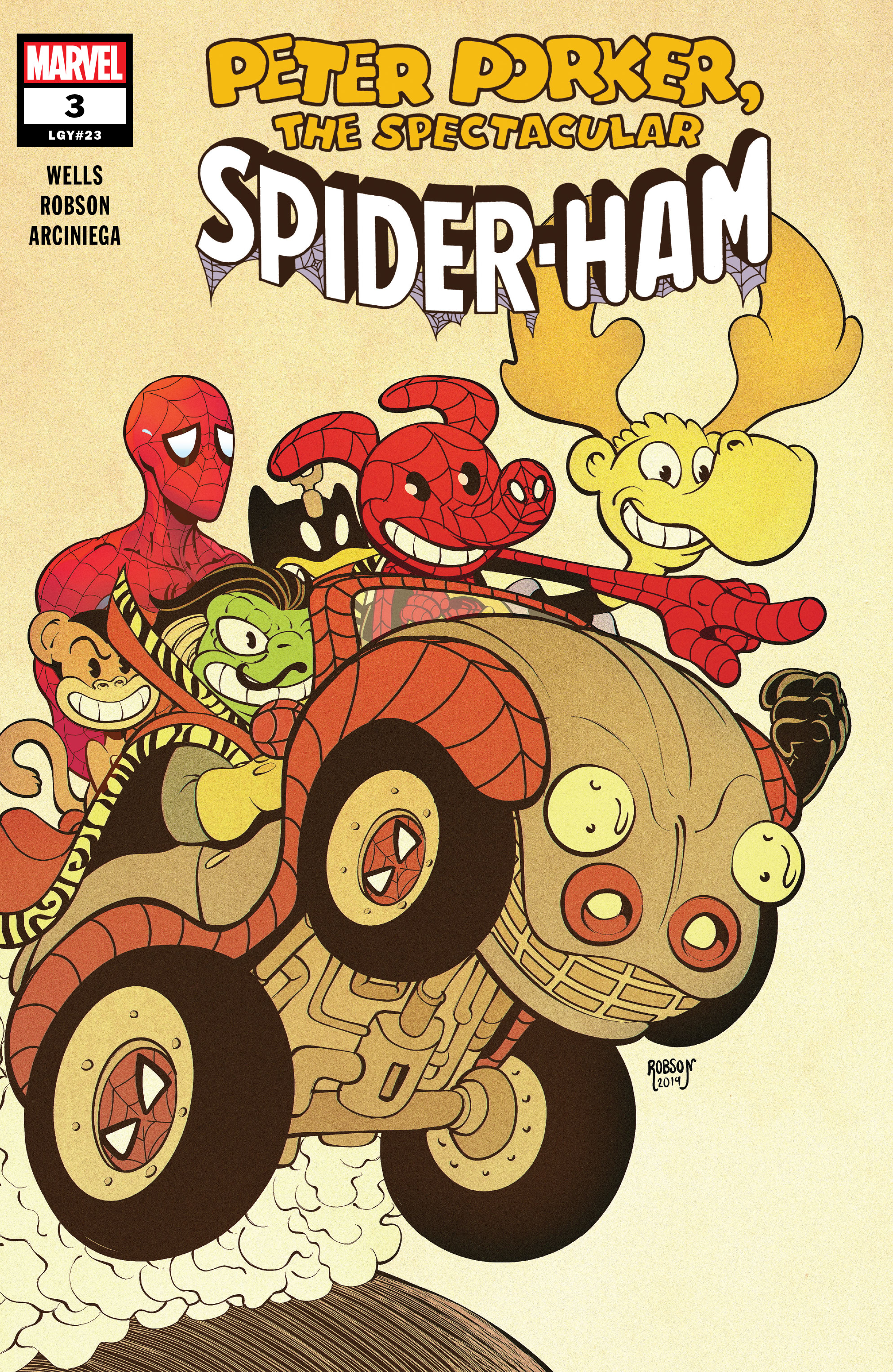 Read online Spider-Ham comic -  Issue #3 - 1