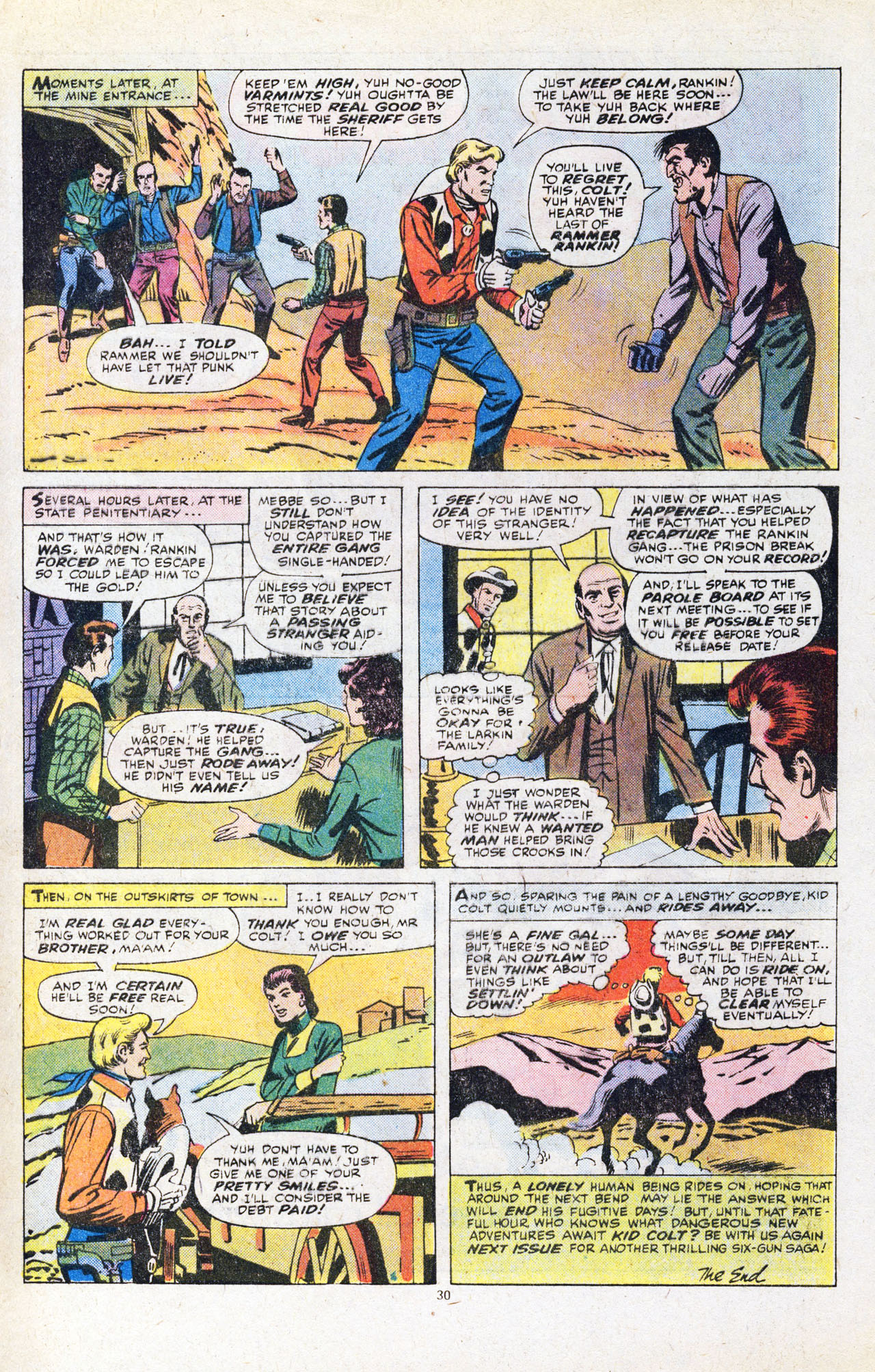 Read online Kid Colt Outlaw comic -  Issue #226 - 32