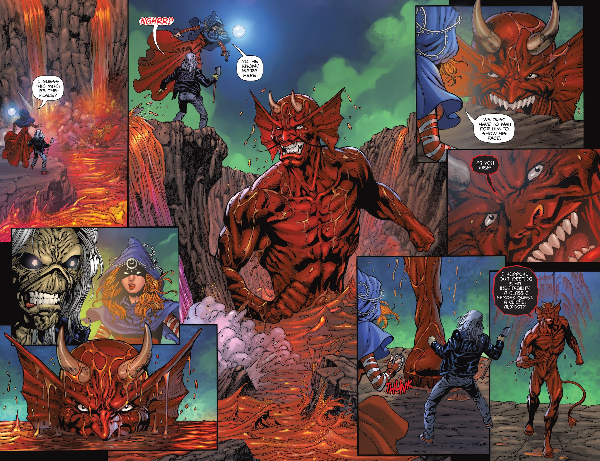 Read online Iron Maiden: Legacy of the Beast comic -  Issue #5 - 6