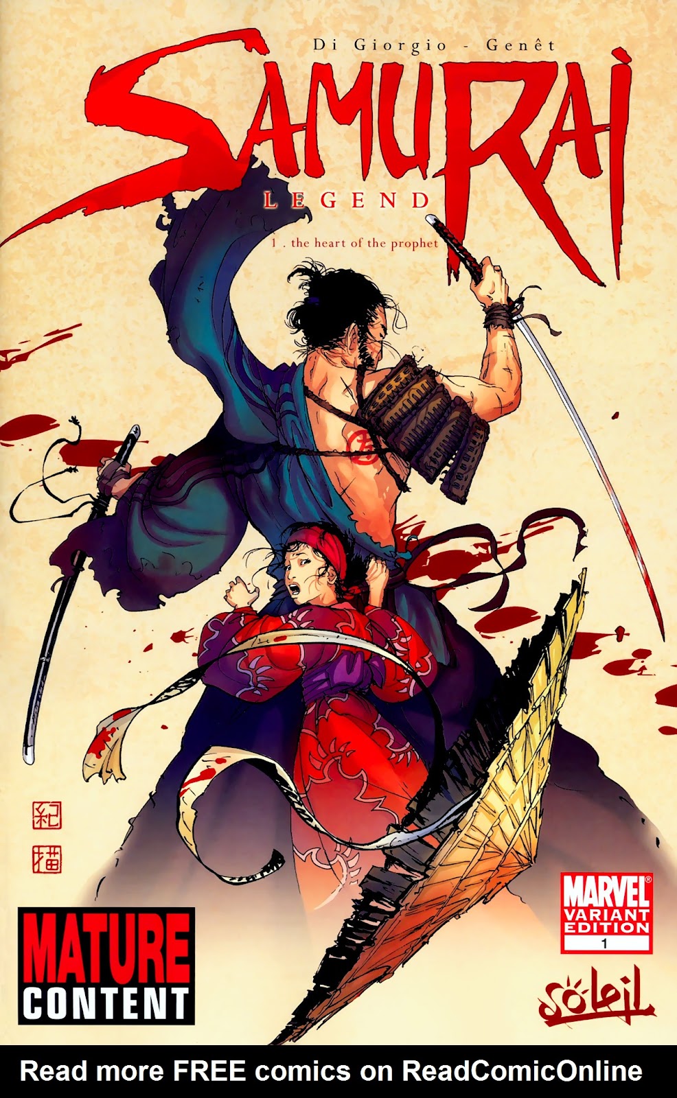 Samurai: Legend issue 1 - Page 1