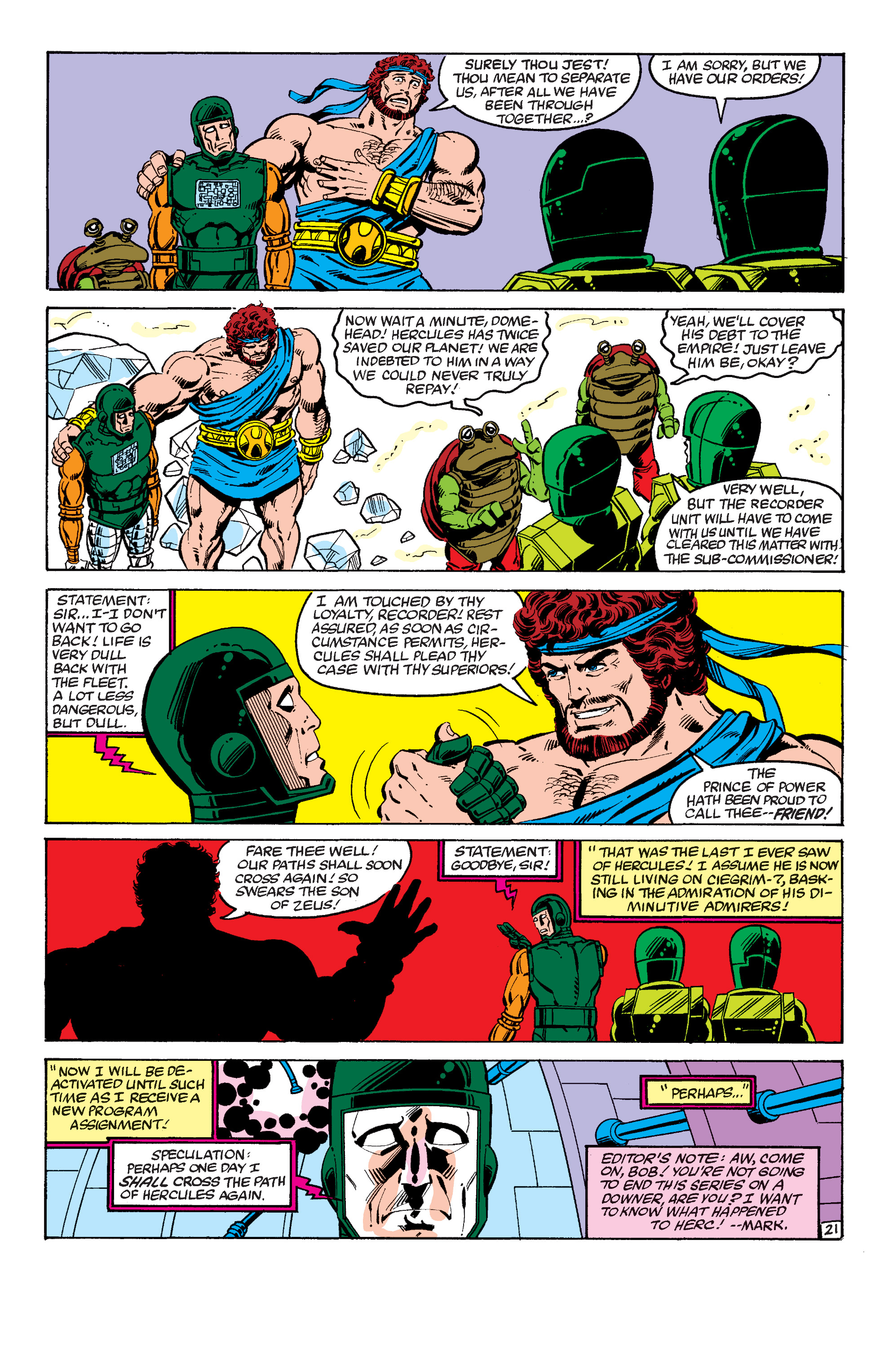 Read online Hercules (1982) comic -  Issue #4 - 22