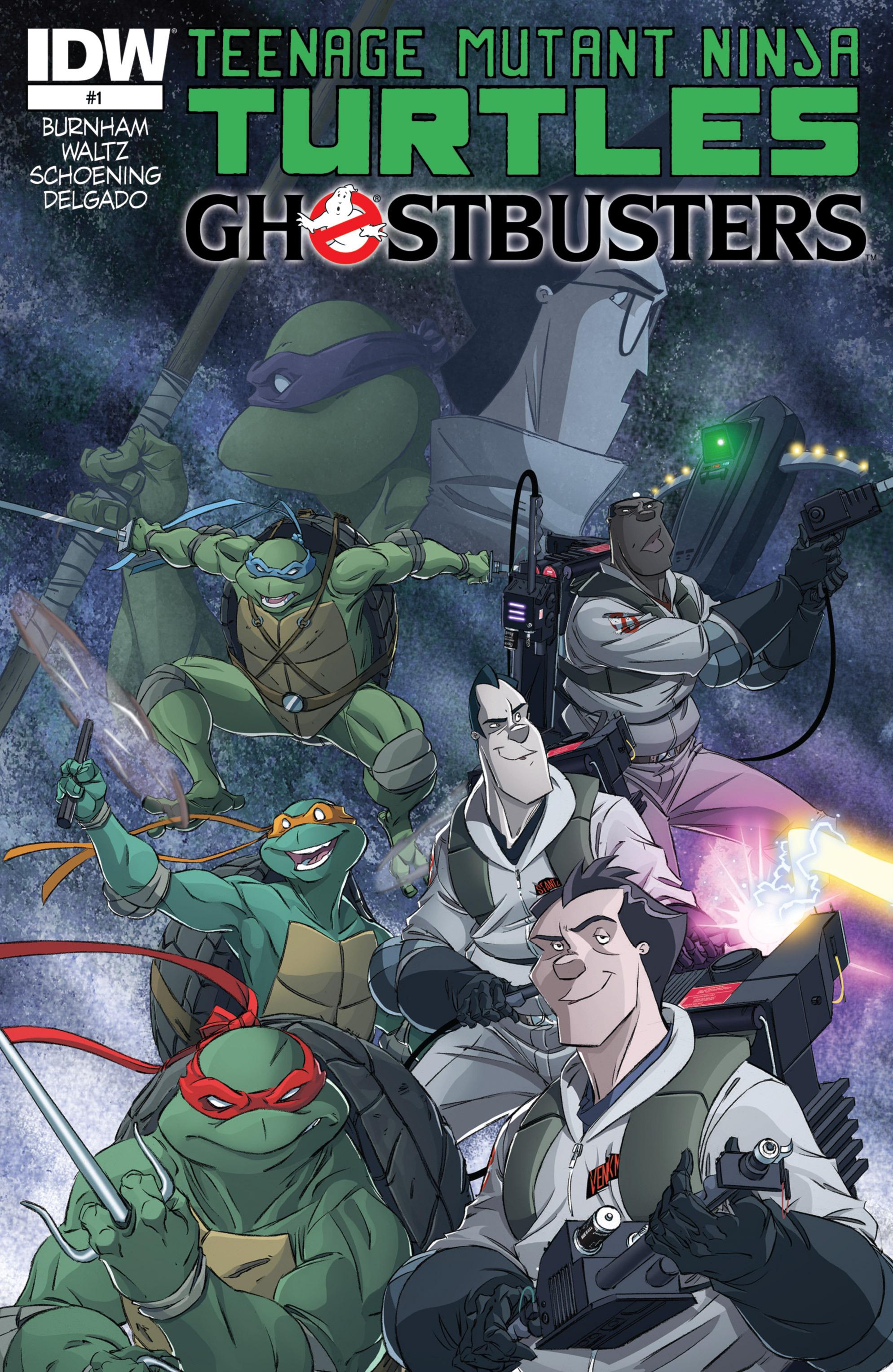 Read online Teenage Mutant Ninja Turtles/Ghostbusters comic -  Issue #1 - 1