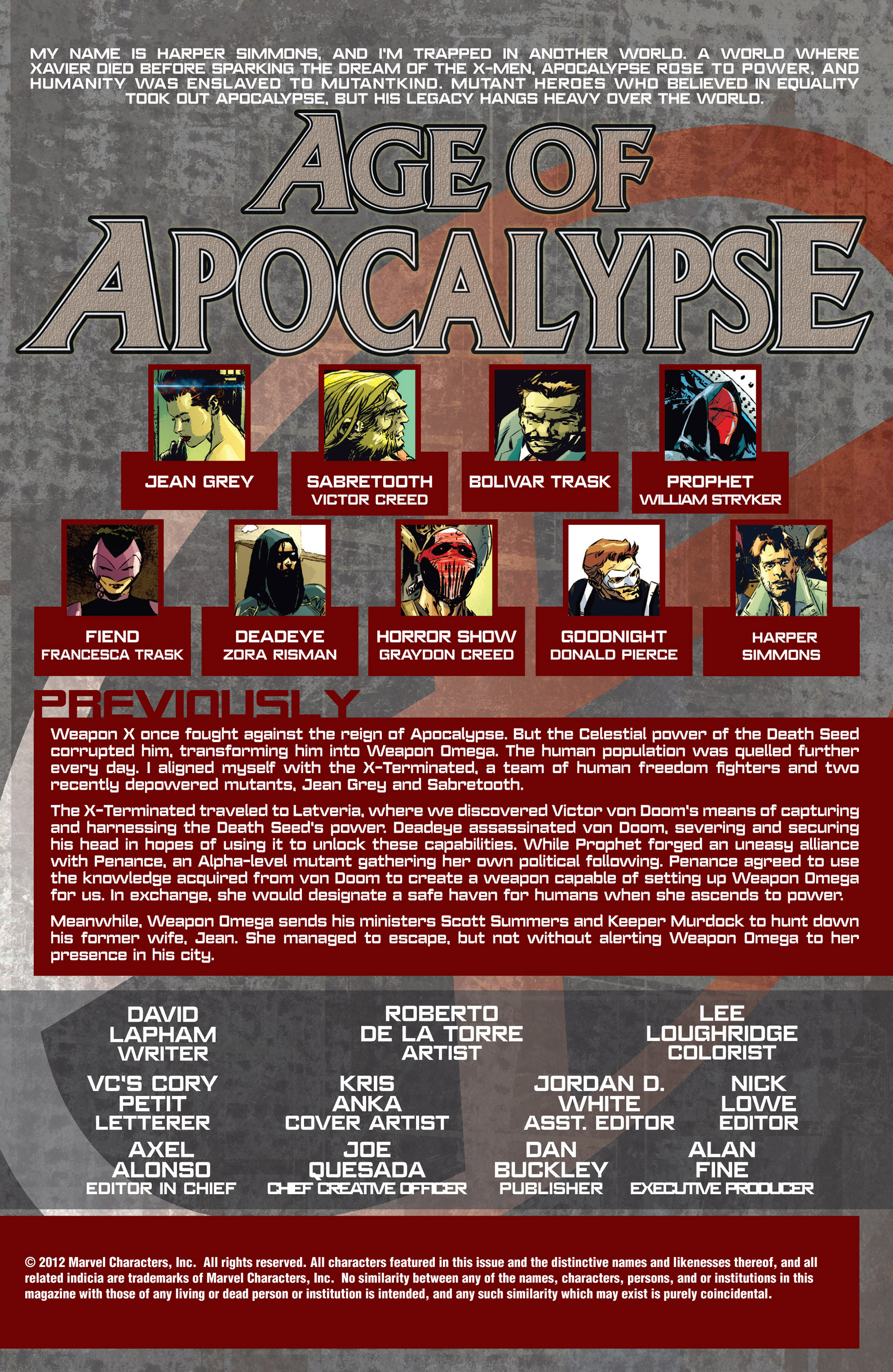Read online Age of Apocalypse (2012) comic -  Issue #10 - 2