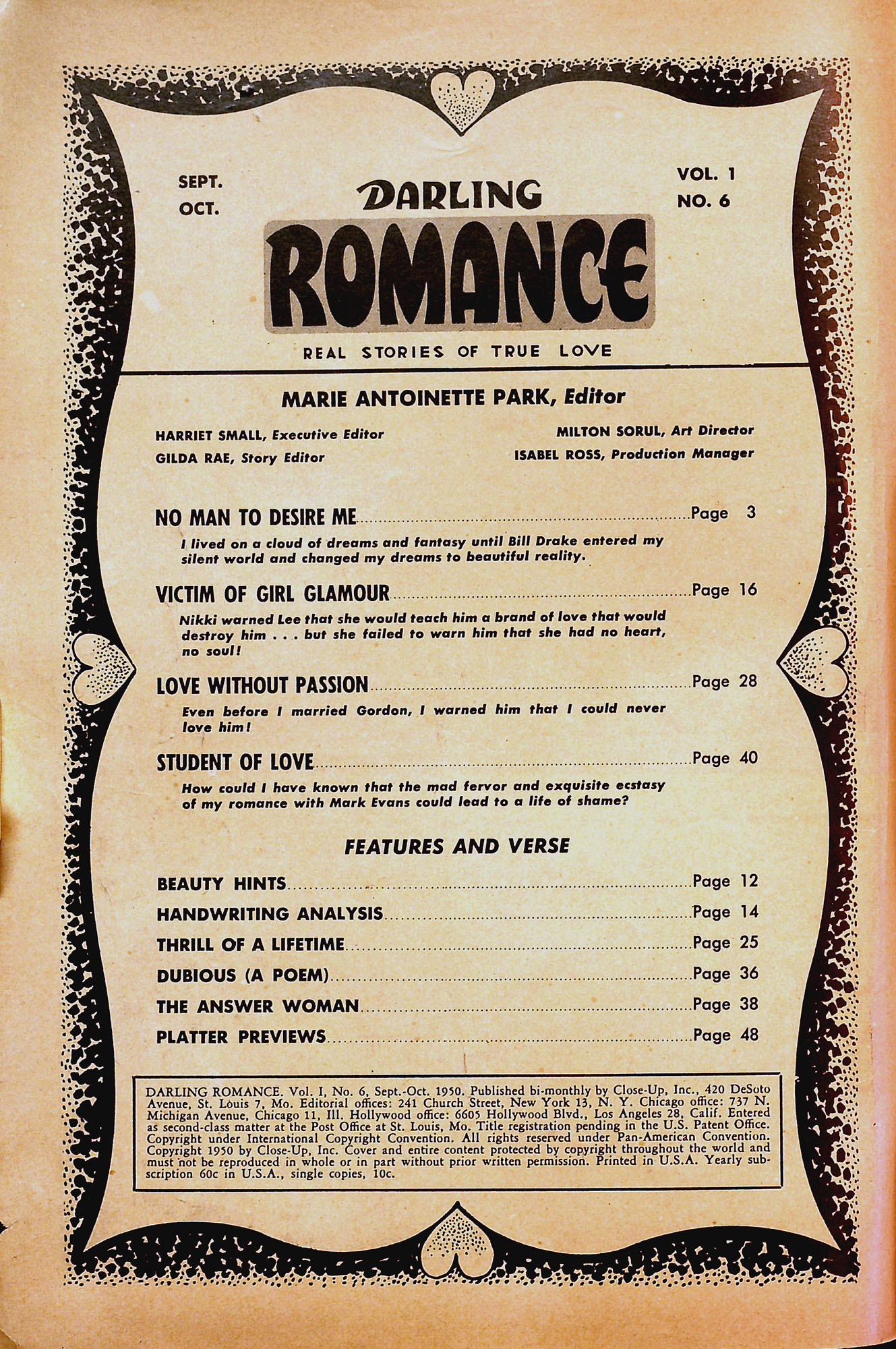 Read online Darling Romance comic -  Issue #6 - 2