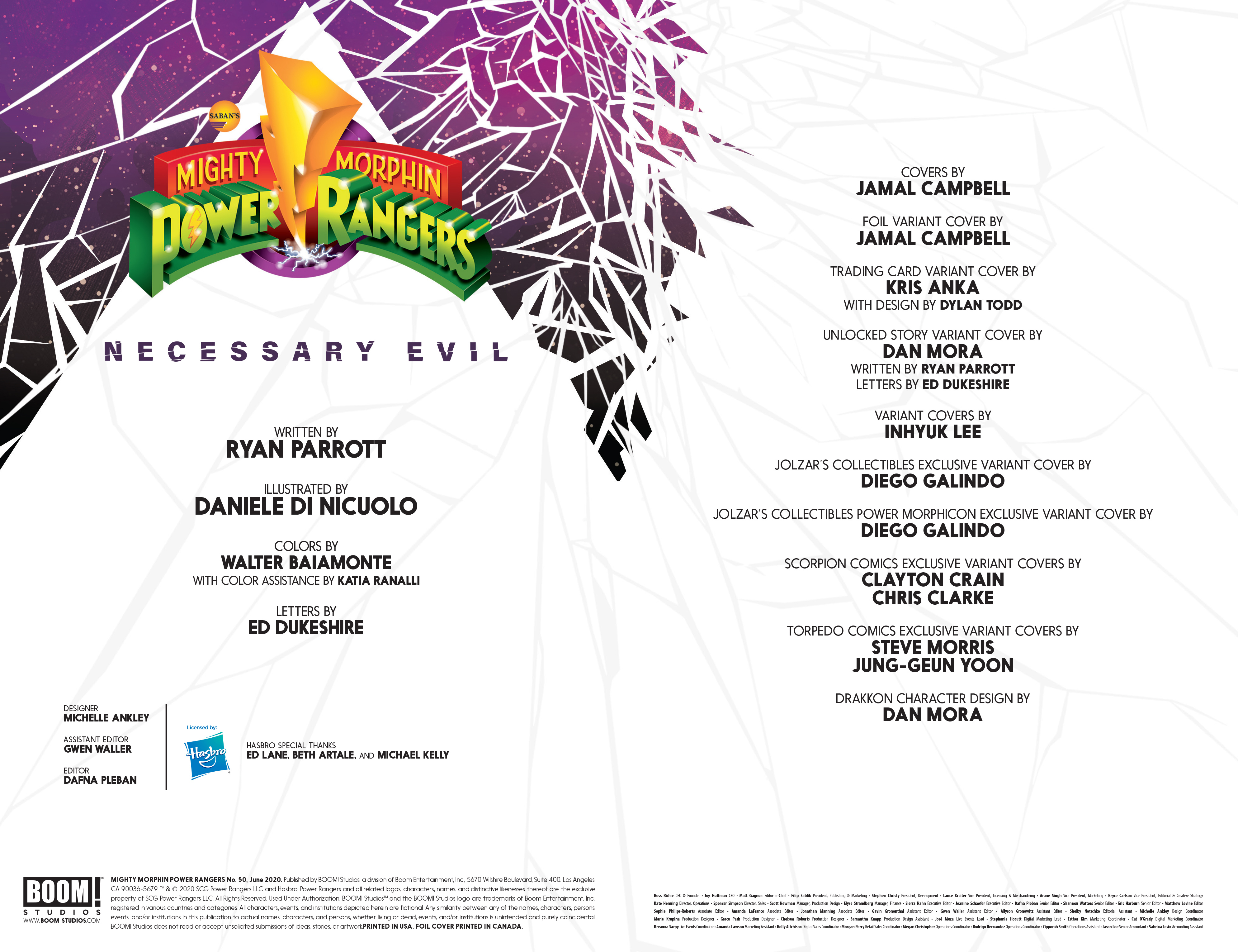 Read online Mighty Morphin Power Rangers comic -  Issue #50 - 2