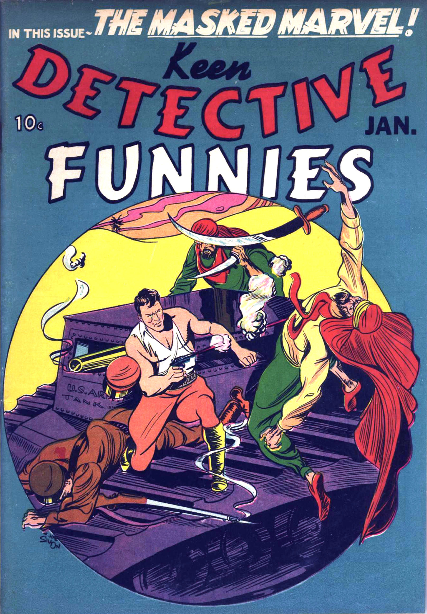 Read online Keen Detective Funnies comic -  Issue #17 - 1