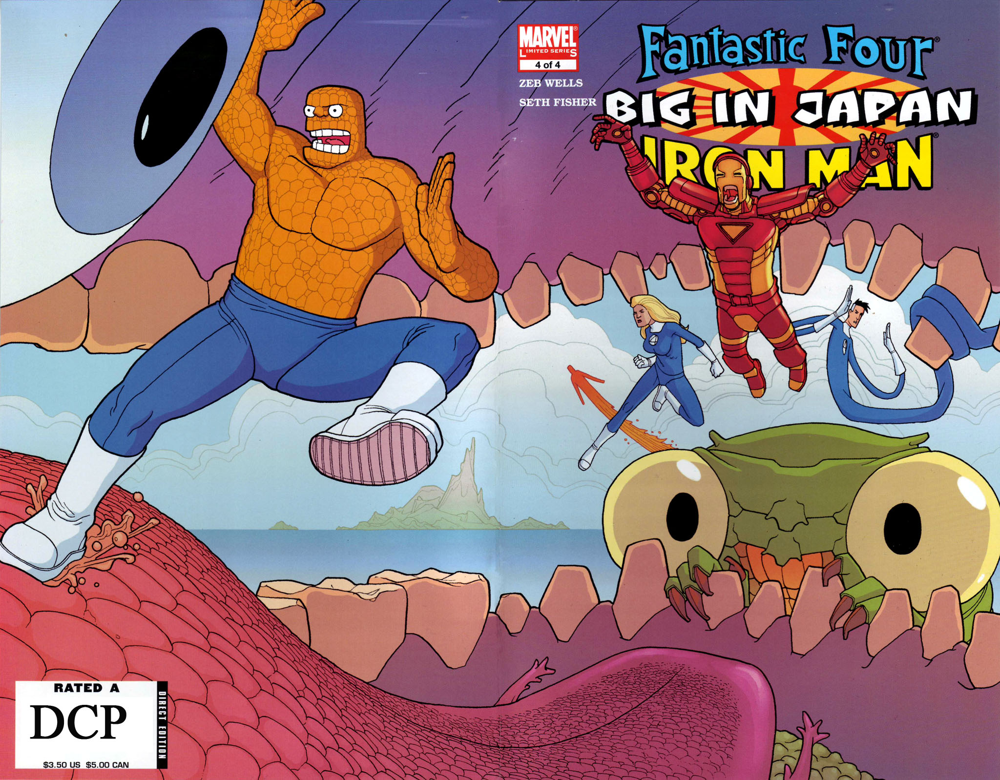 Read online Fantastic Four/Iron Man: Big in Japan comic -  Issue #4 - 1