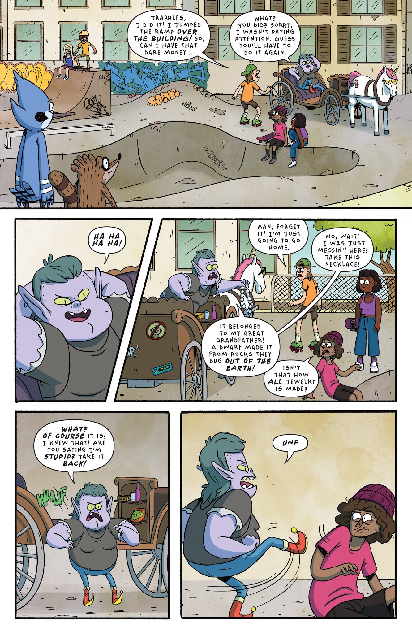 Read online Regular Show: 25 Years Later comic -  Issue #3 - 10