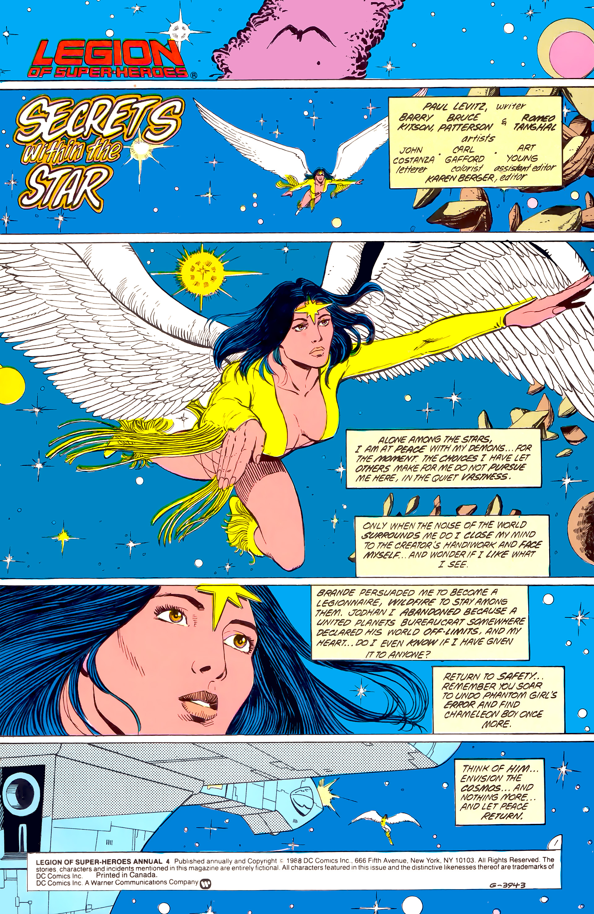 Read online Legion of Super-Heroes (1984) comic -  Issue # _Annual 4 - 2