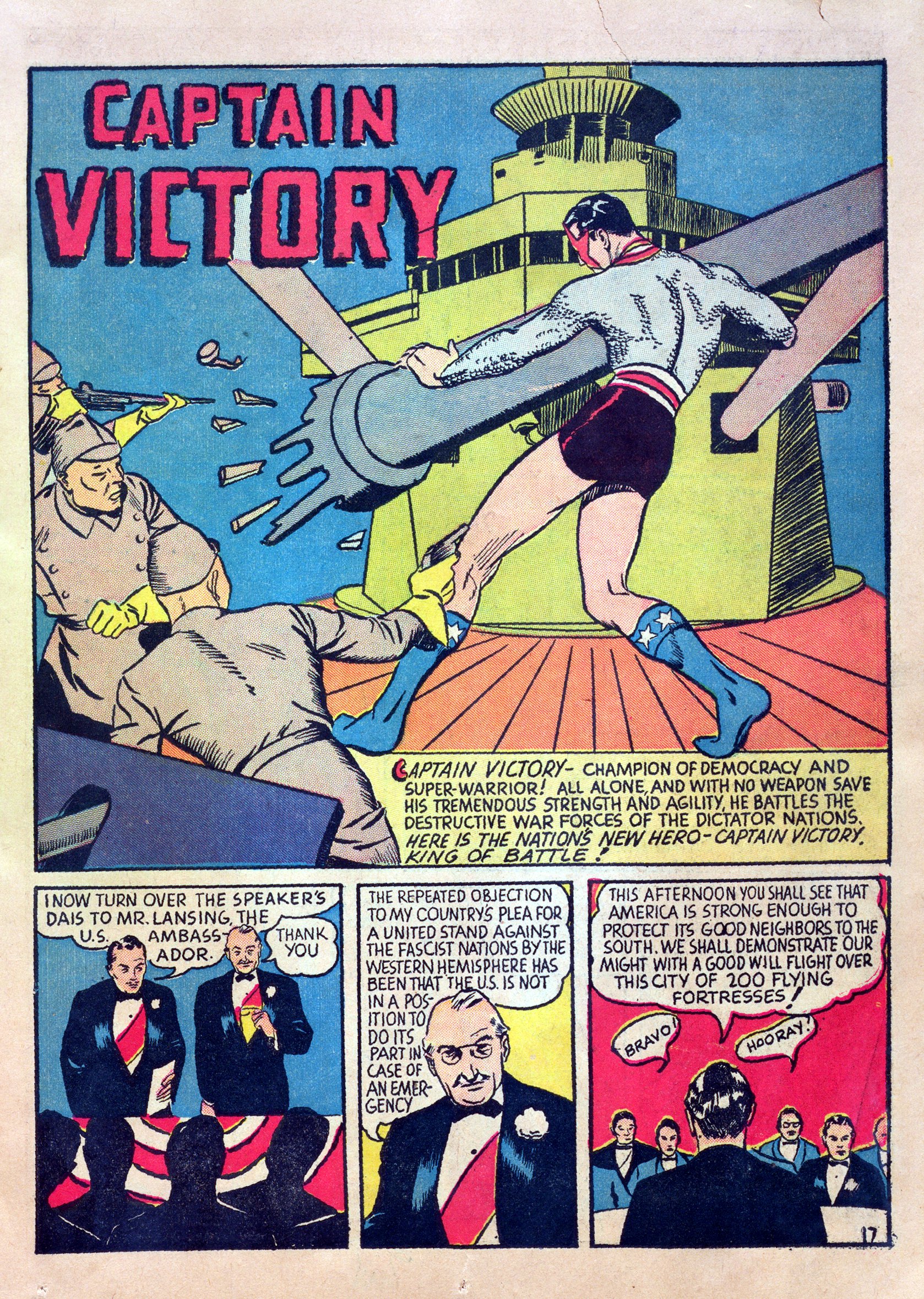 Read online Our Flag Comics comic -  Issue #1 - 19