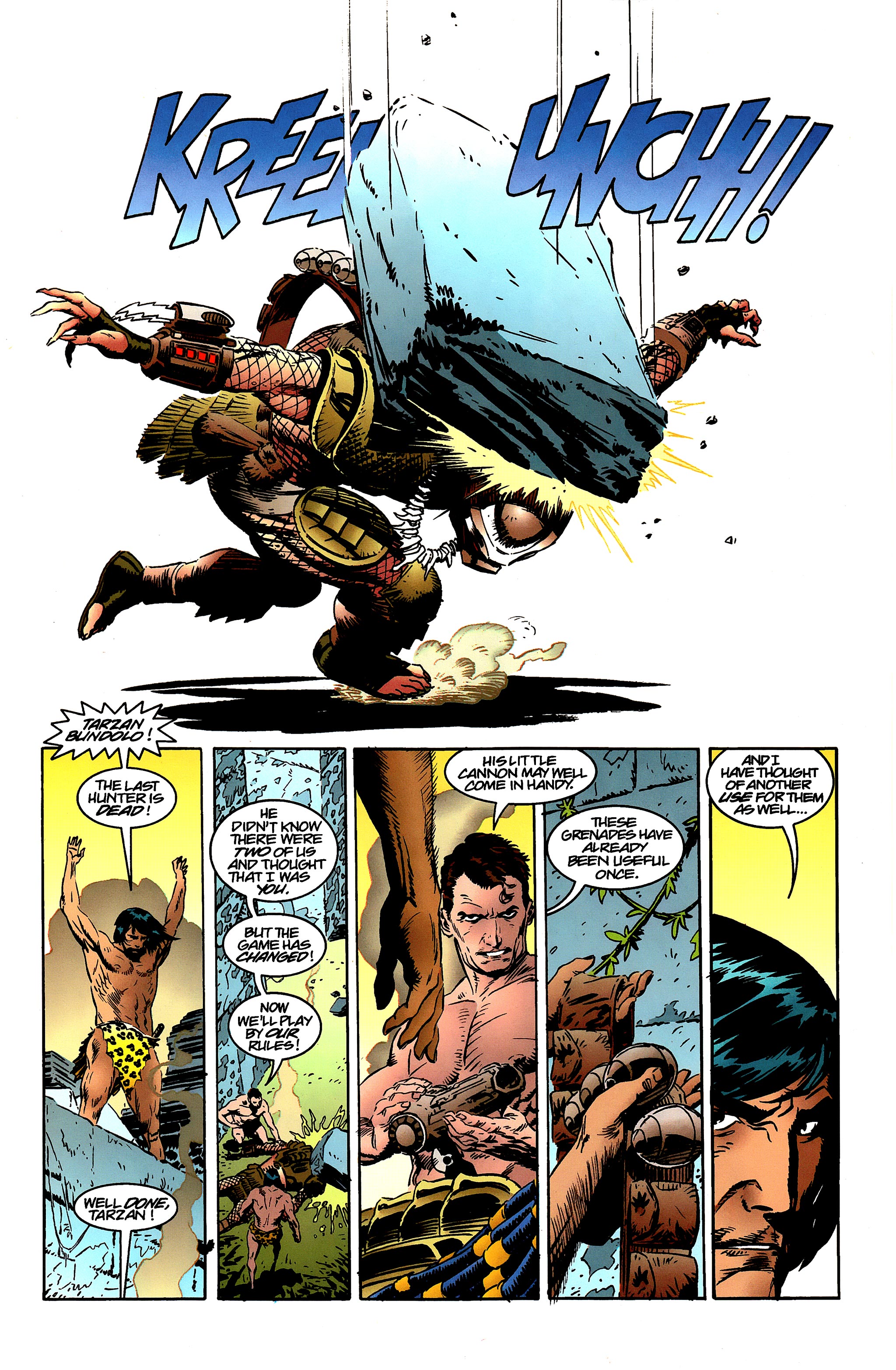 Read online Tarzan vs. Predator at the Earth's Core comic -  Issue #3 - 8
