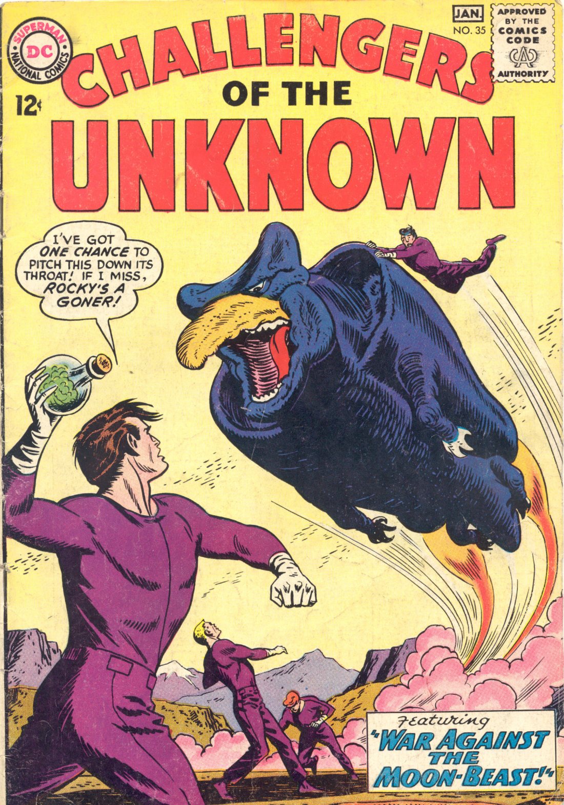 Read online Challengers of the Unknown (1958) comic -  Issue #35 - 1