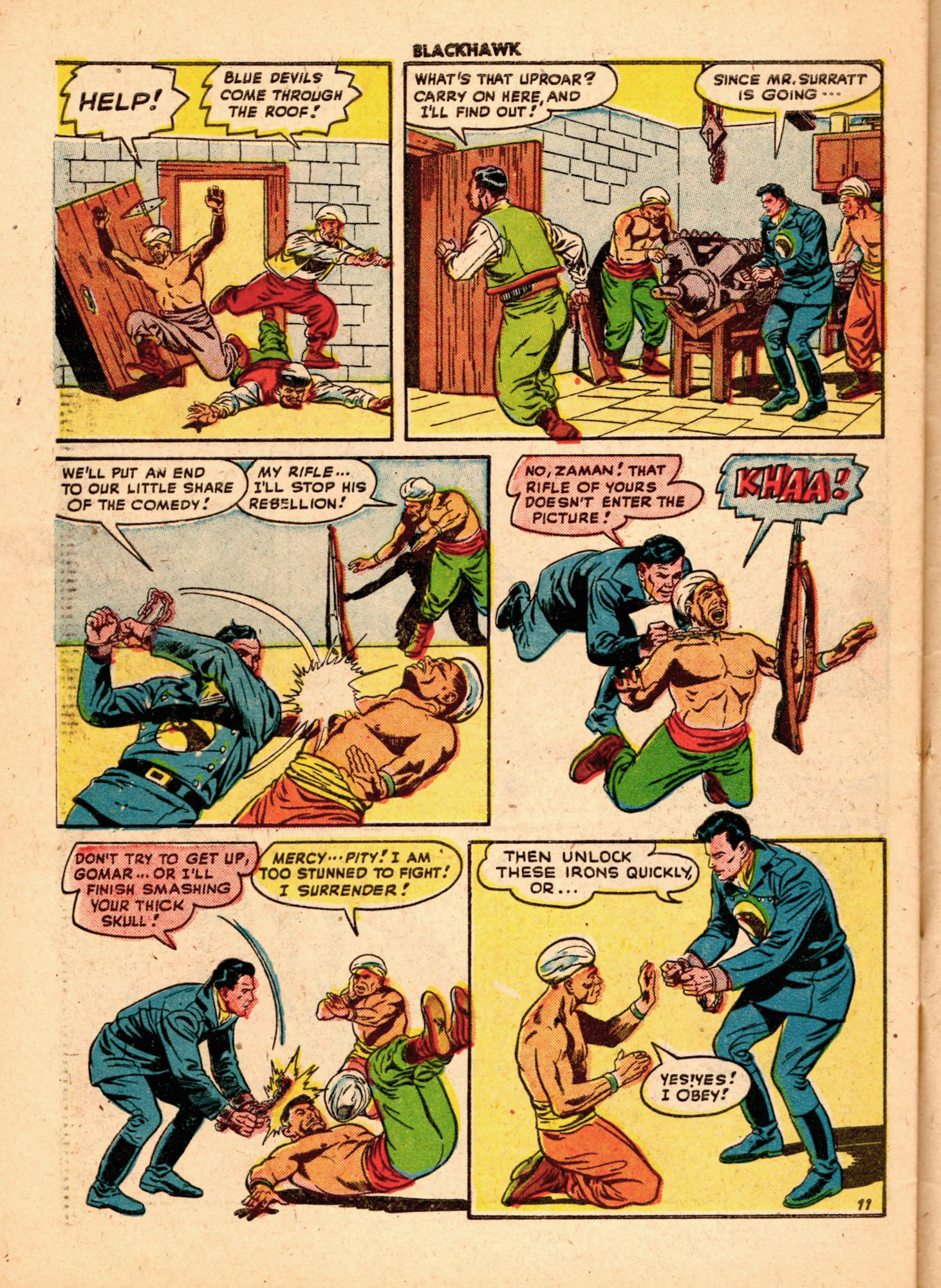 Read online Blackhawk (1957) comic -  Issue #21 - 46