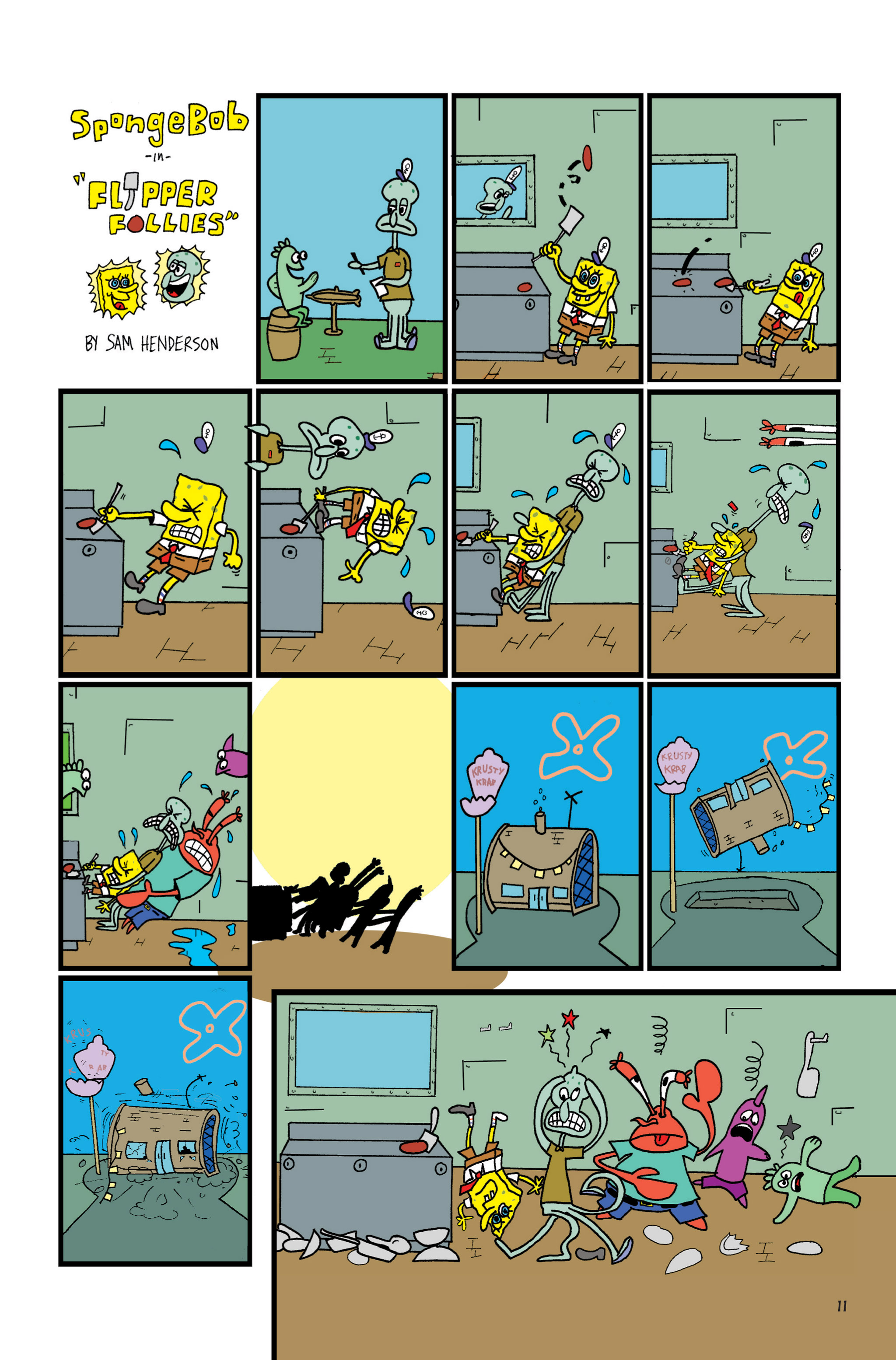 Read online Spongebob Freestyle Funnies comic -  Issue # FCBD 2014 - 13