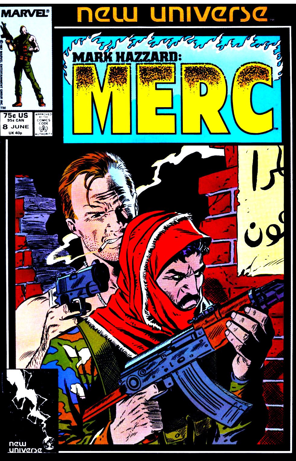 Read online Mark Hazzard: Merc comic -  Issue #8 - 1