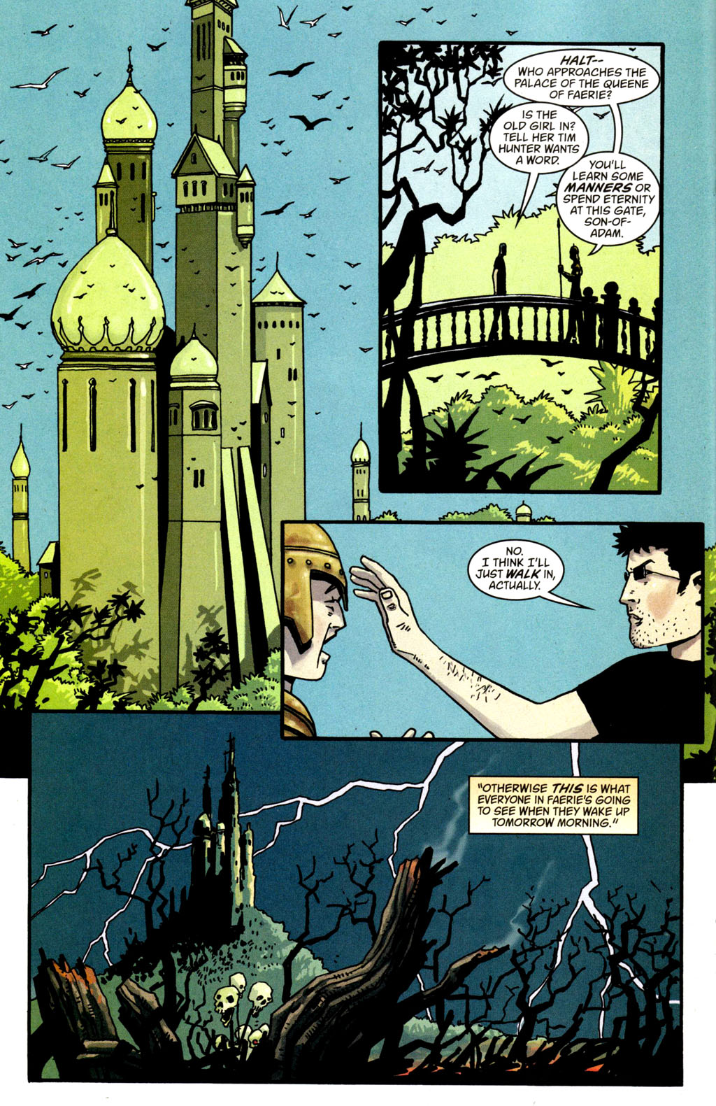 Read online Books of Magick: Life During Wartime comic -  Issue #15 - 12