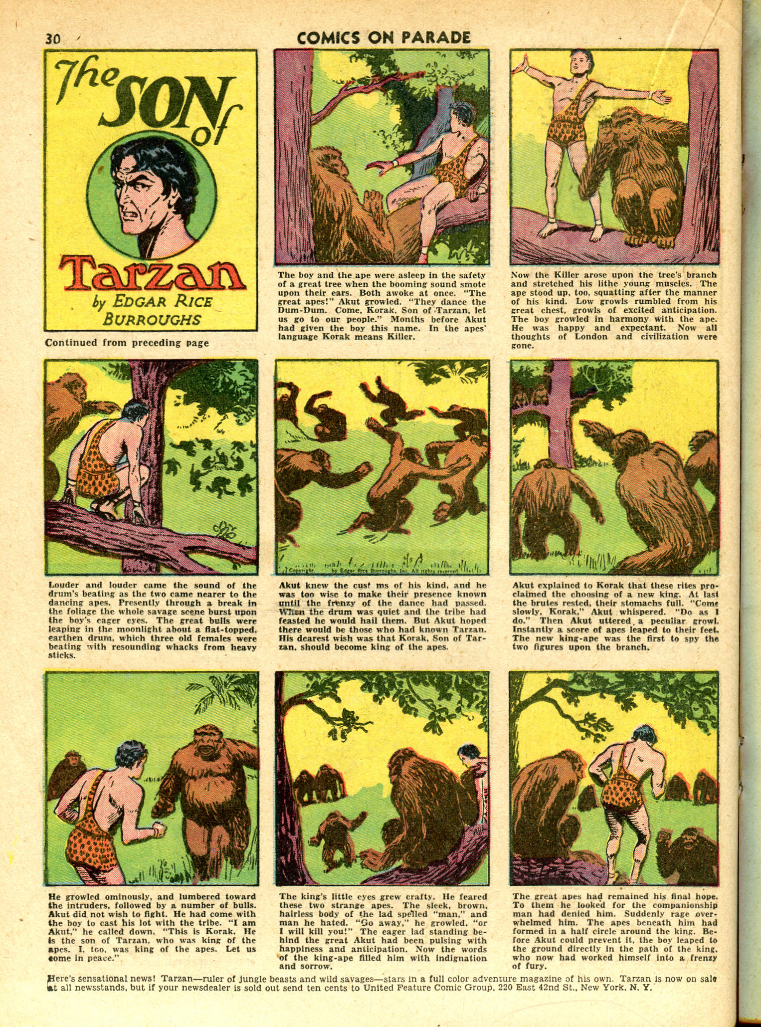 Read online Comics on Parade comic -  Issue #25 - 32