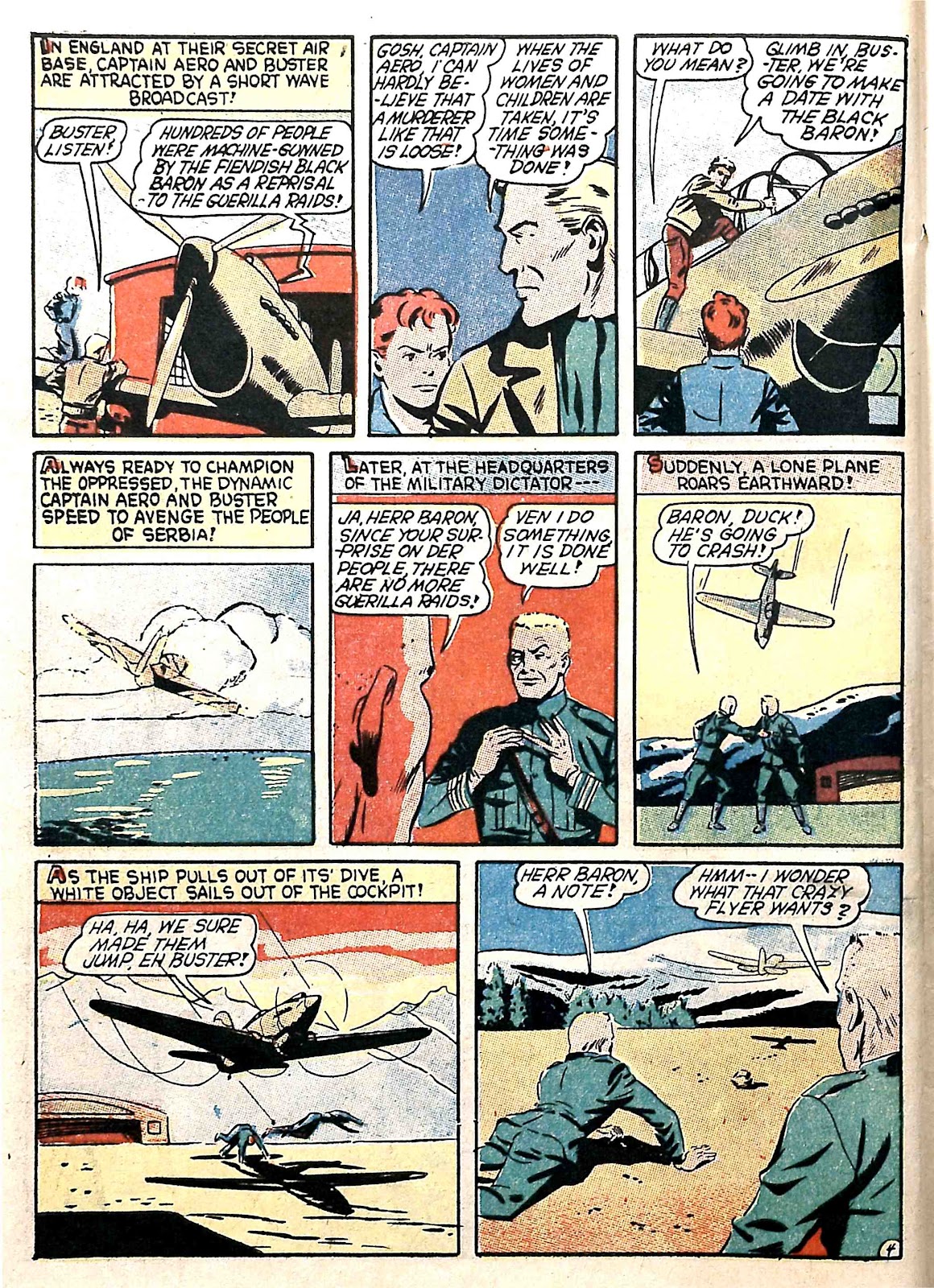 Captain Aero Comics issue 8 - Page 6