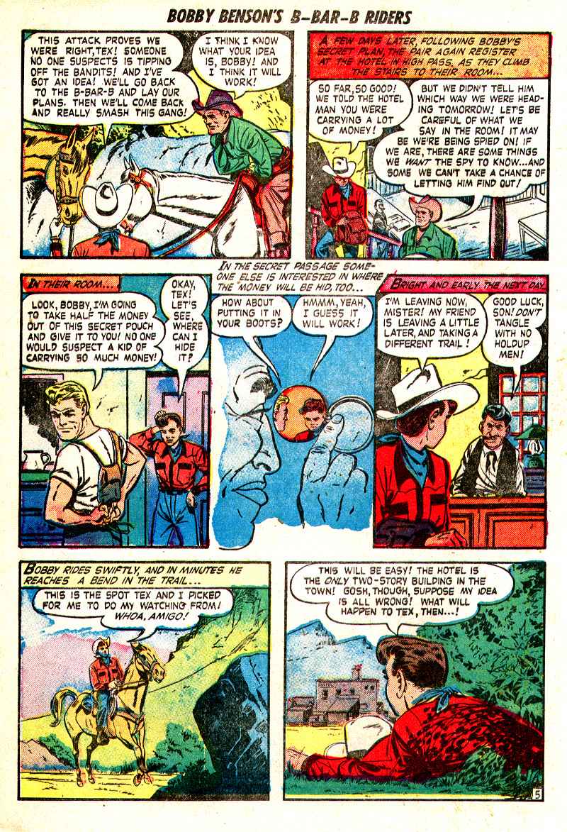 Read online Bobby Benson's B-Bar-B Riders comic -  Issue #7 - 30