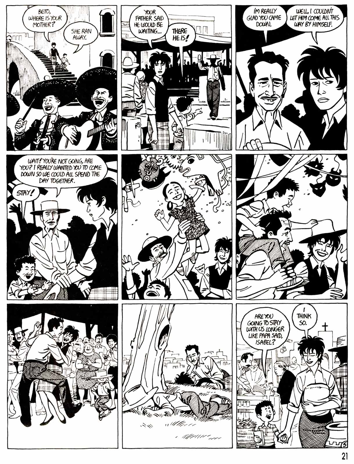 Read online Love and Rockets (1982) comic -  Issue #29 - 23