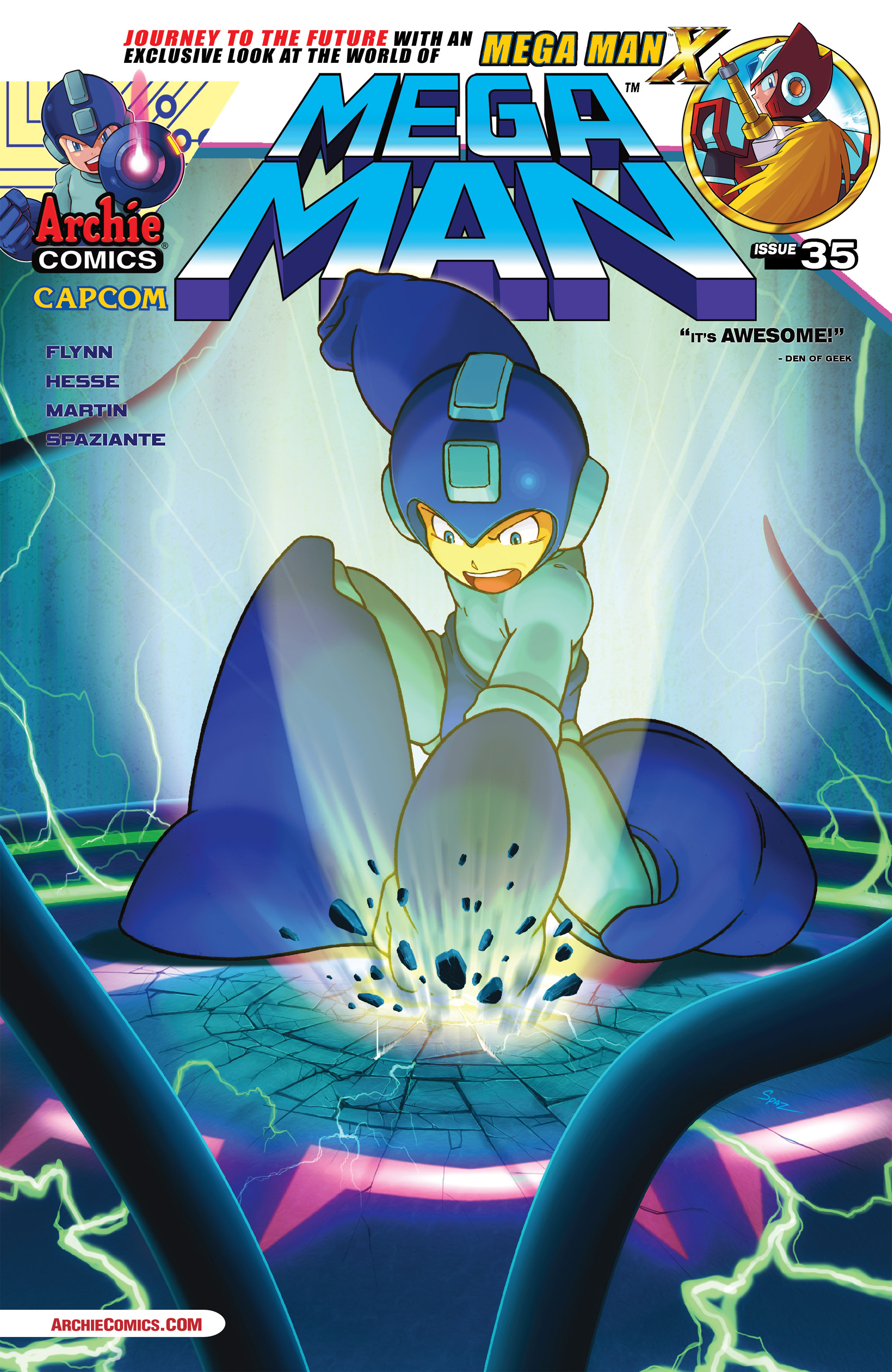 Read online Mega Man comic -  Issue #35 - 1