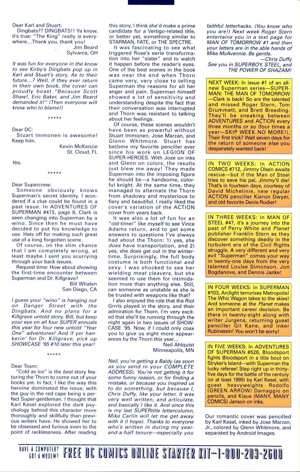 Read online Adventures of Superman (1987) comic -  Issue #525 - 25