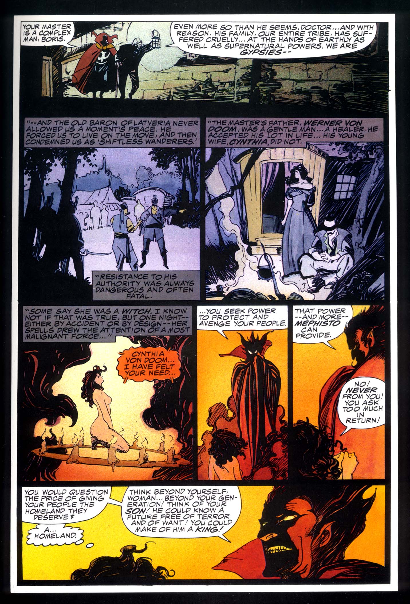 Read online Marvel Graphic Novel comic -  Issue #49 - Doctor Strange & Doctor Doom - Triumph & Torment - 34