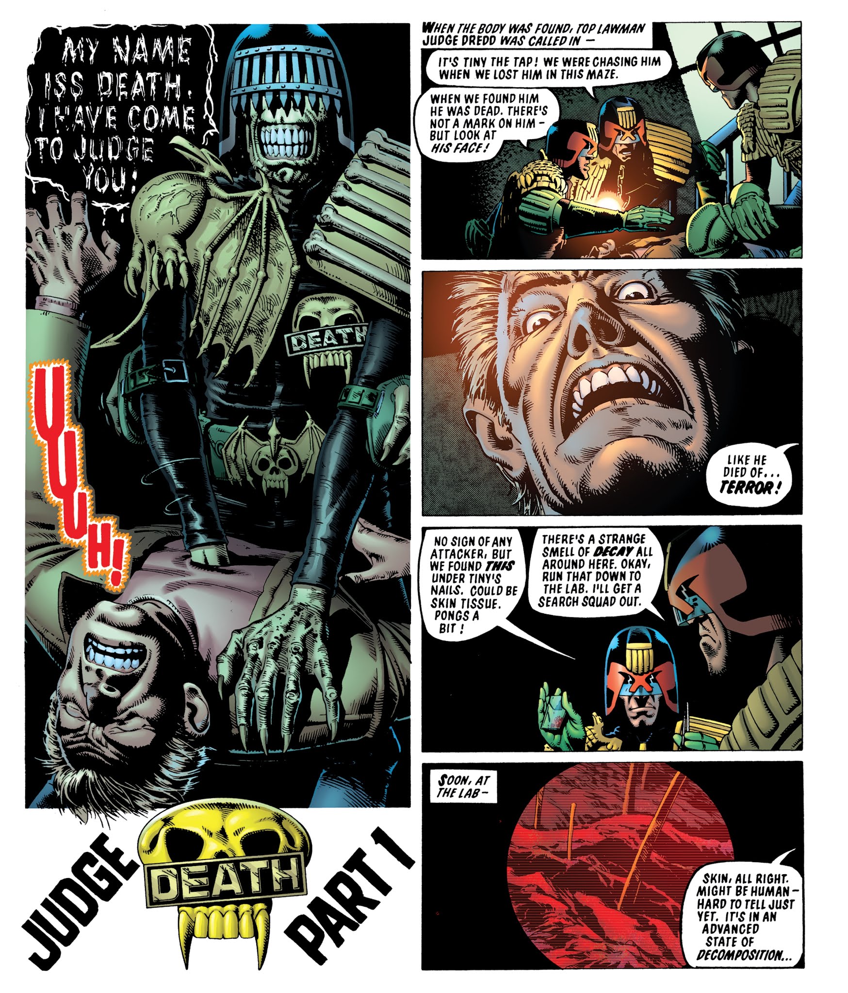 Read online Judge Dredd Classics: The Dark Judges comic -  Issue # TPB - 7