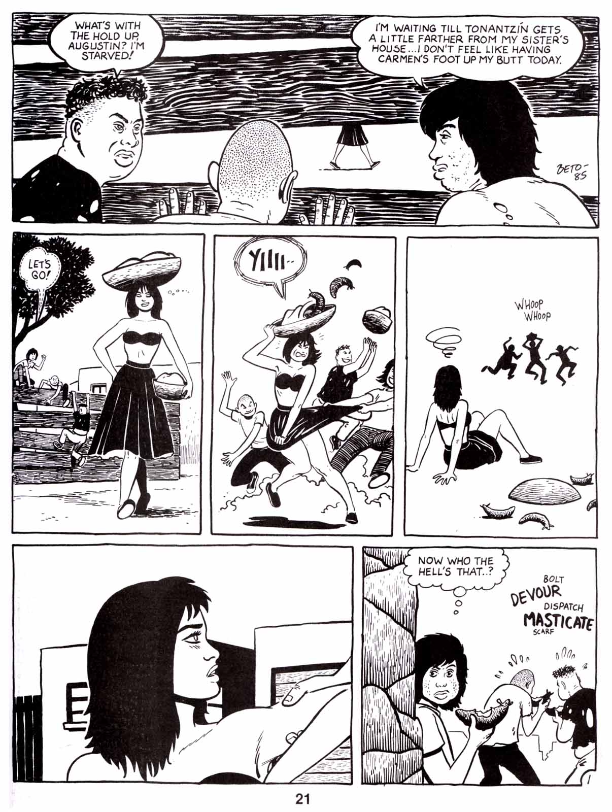 Read online Love and Rockets (1982) comic -  Issue #13 - 31