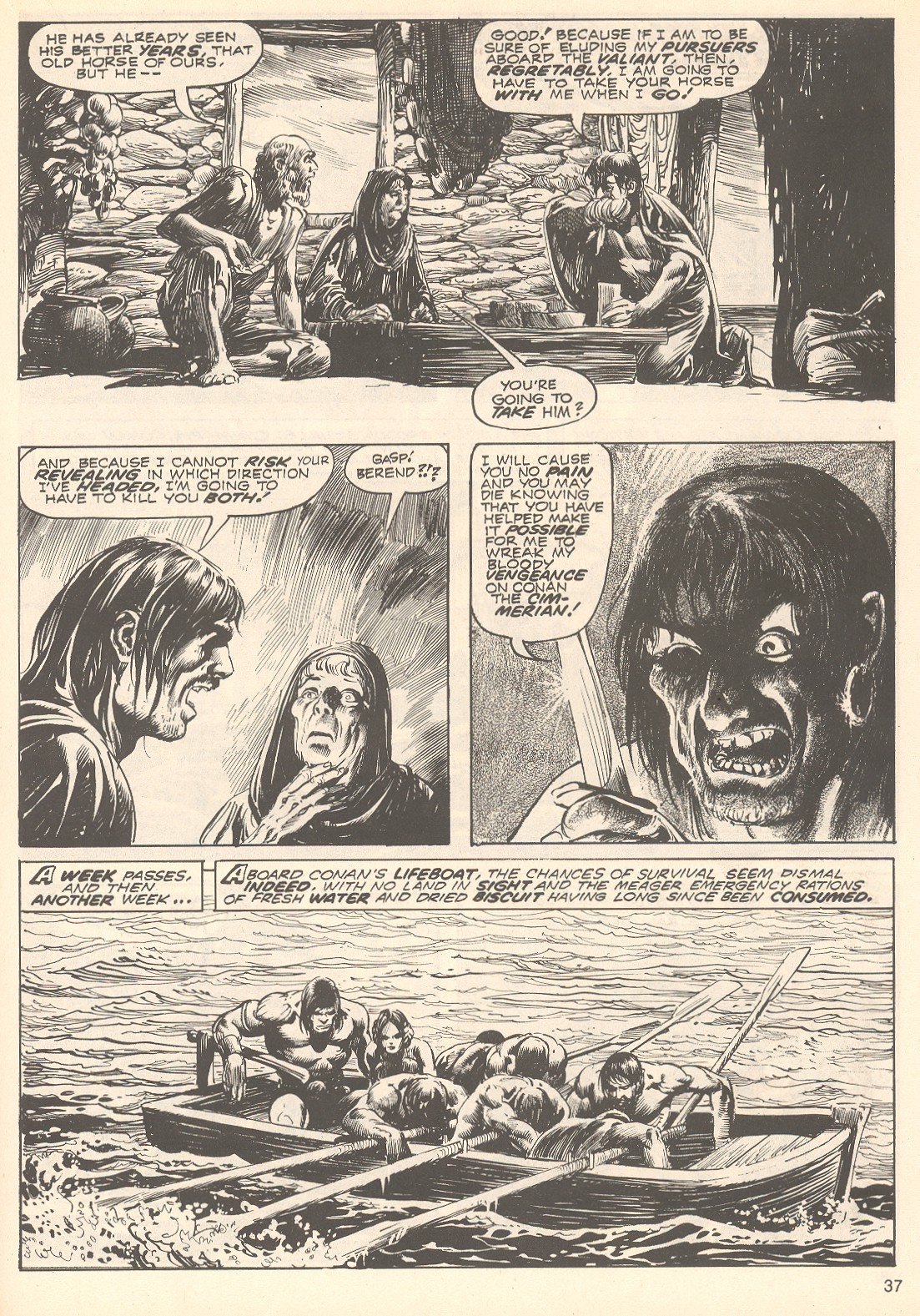 Read online The Savage Sword Of Conan comic -  Issue #75 - 37