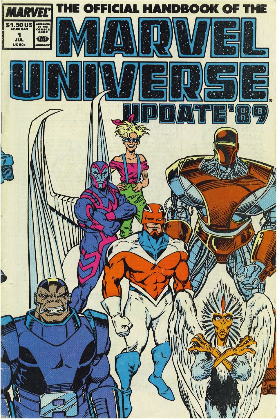 Read online The Official Handbook of the Marvel Universe: Update '89 comic -  Issue #1 - 1