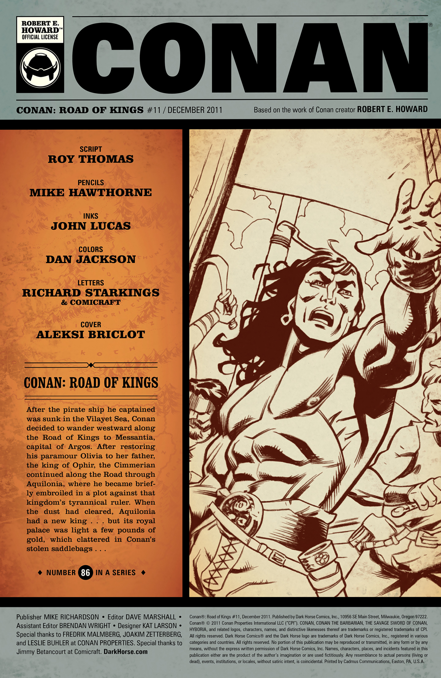 Conan: Road of Kings Issue #11 #11 - English 2