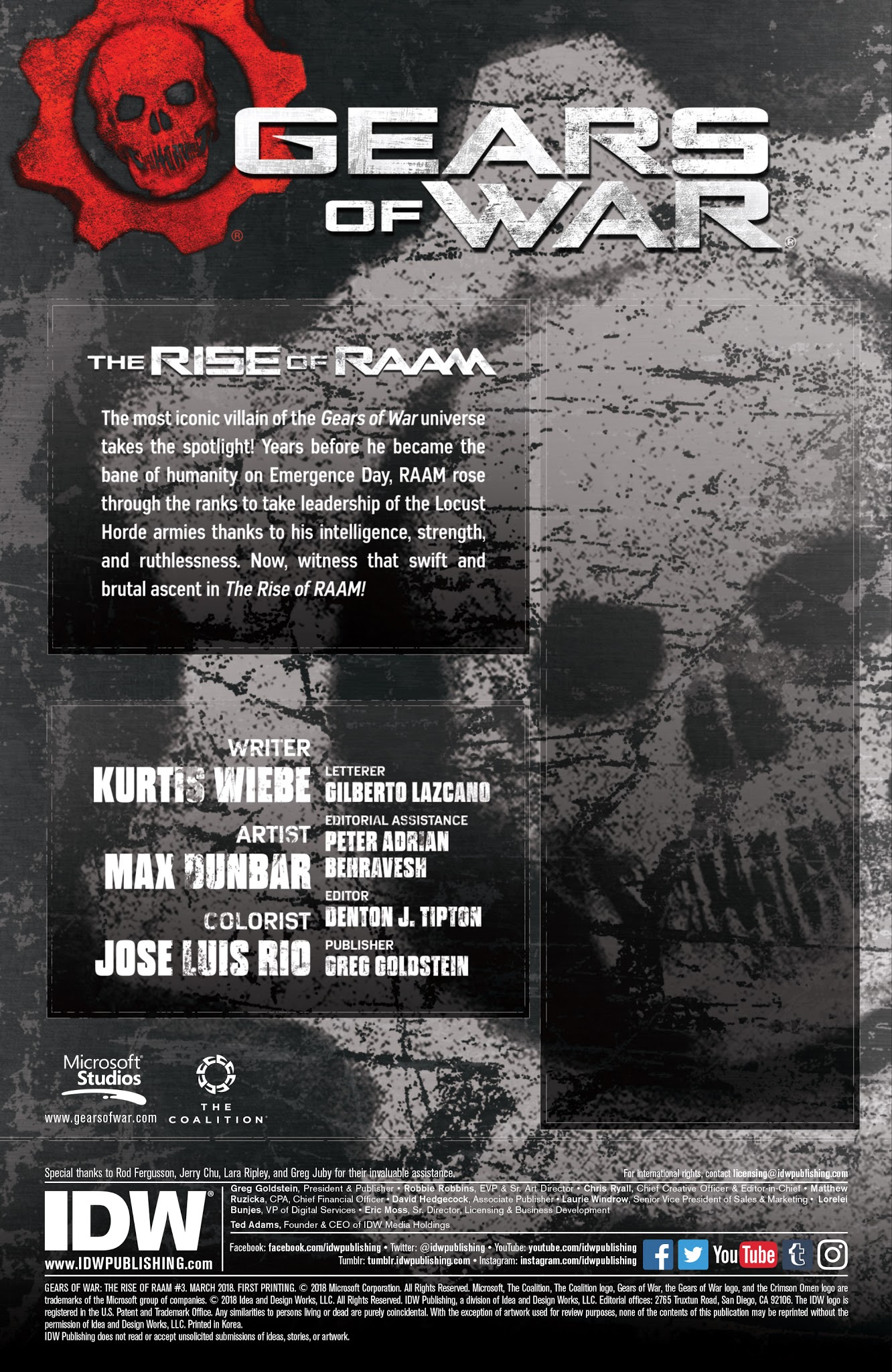 Read online Gears of War: The Rise of RAAM comic -  Issue #3 - 2