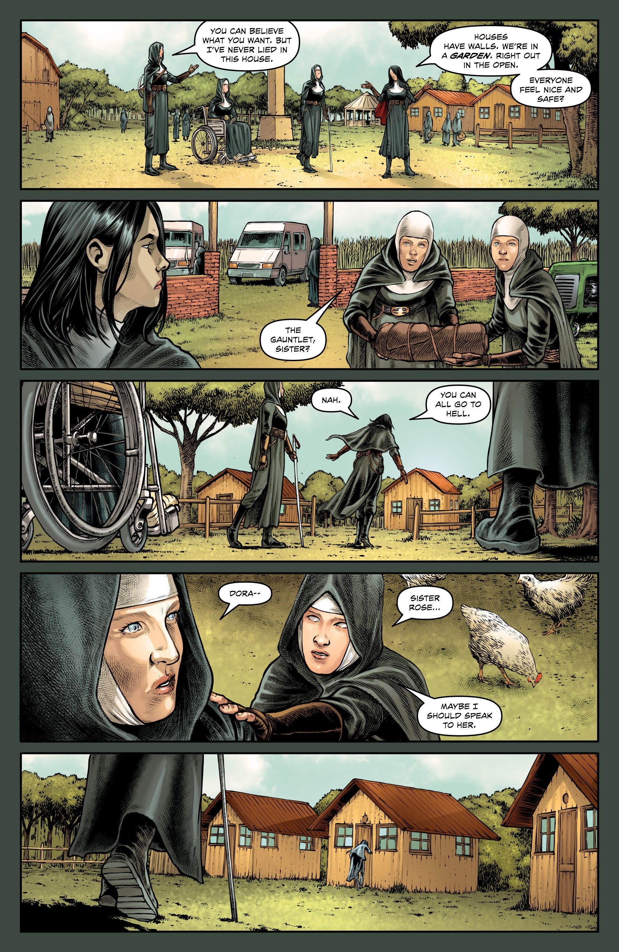 Read online Warrior Nun: Dora comic -  Issue # _TPB Collection - 45
