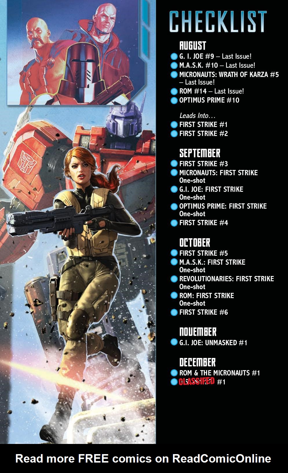 Read online First Strike comic -  Issue #0 - 16