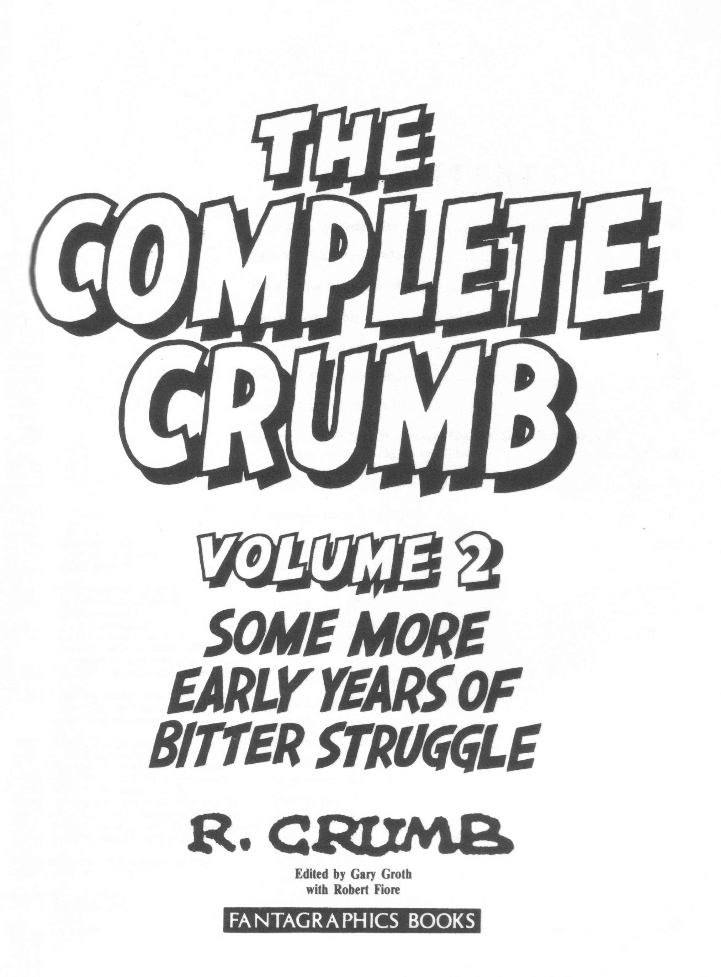 Read online The Complete Crumb Comics comic -  Issue # TPB 2 - 4